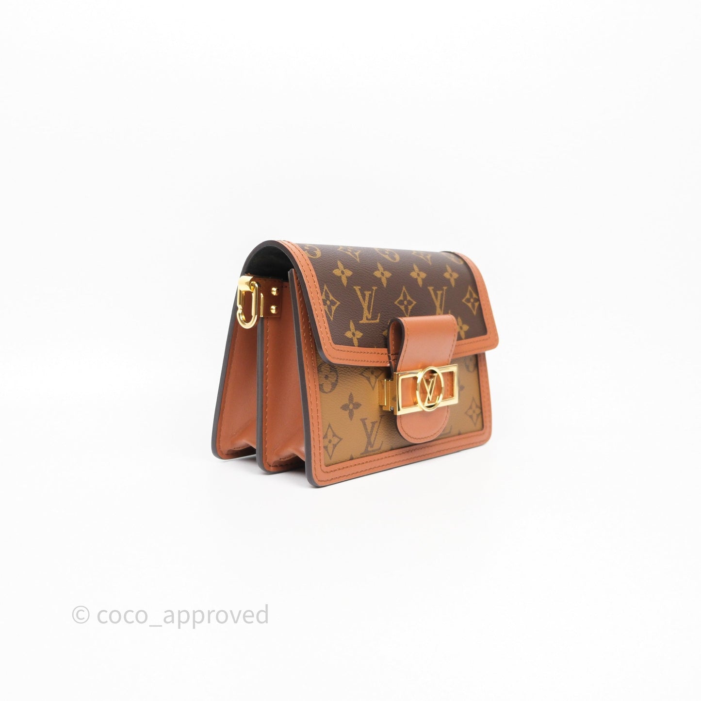 Louis Vuitton Mini Dauphine Monogram Tan Calfskin