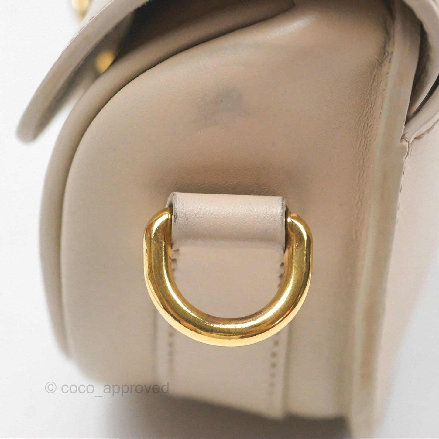 Christian Dior Bobby East-West Bag Calfskin Beige