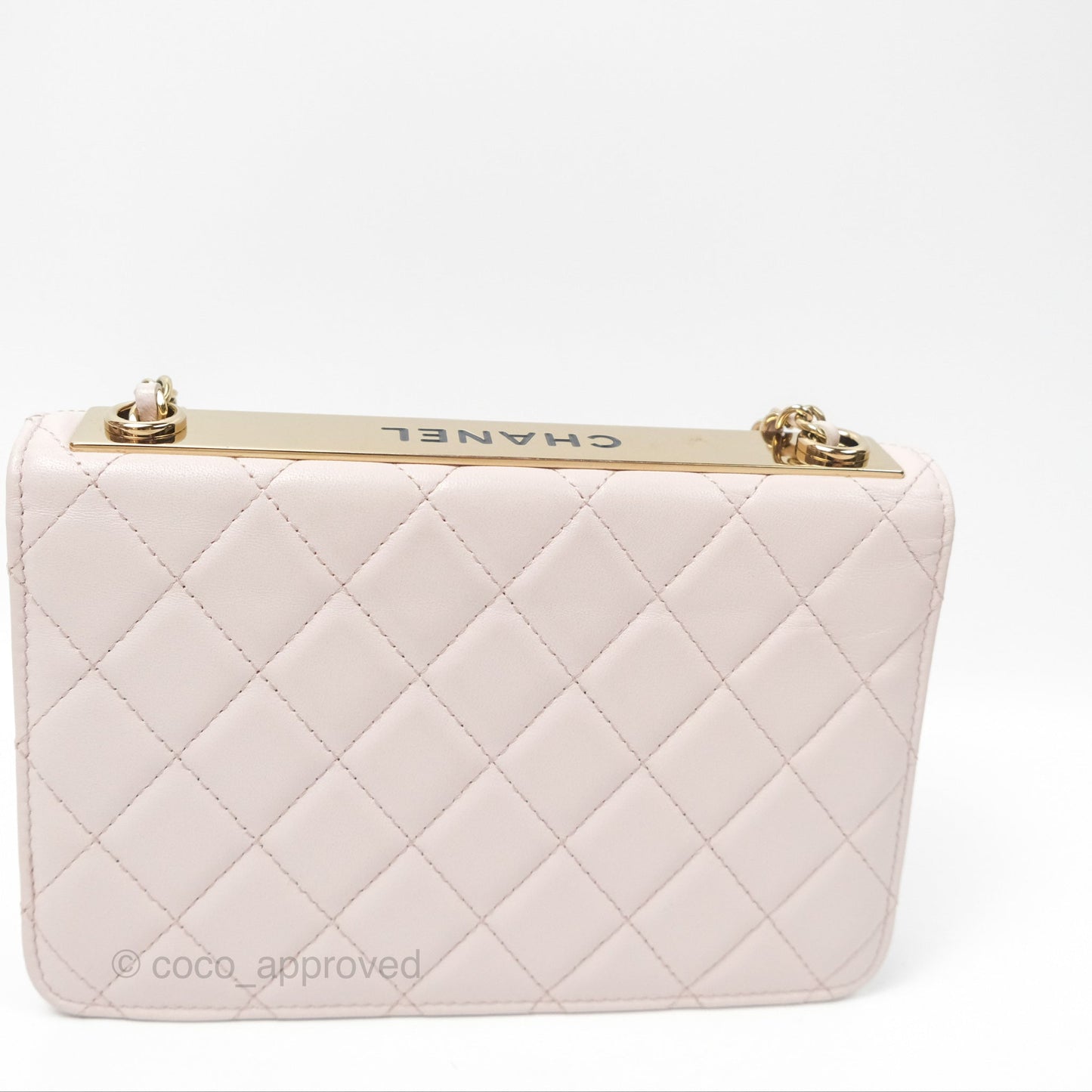 Chanel Trendy CC WOC Quilted Pink Lambskin Gold Hardware
