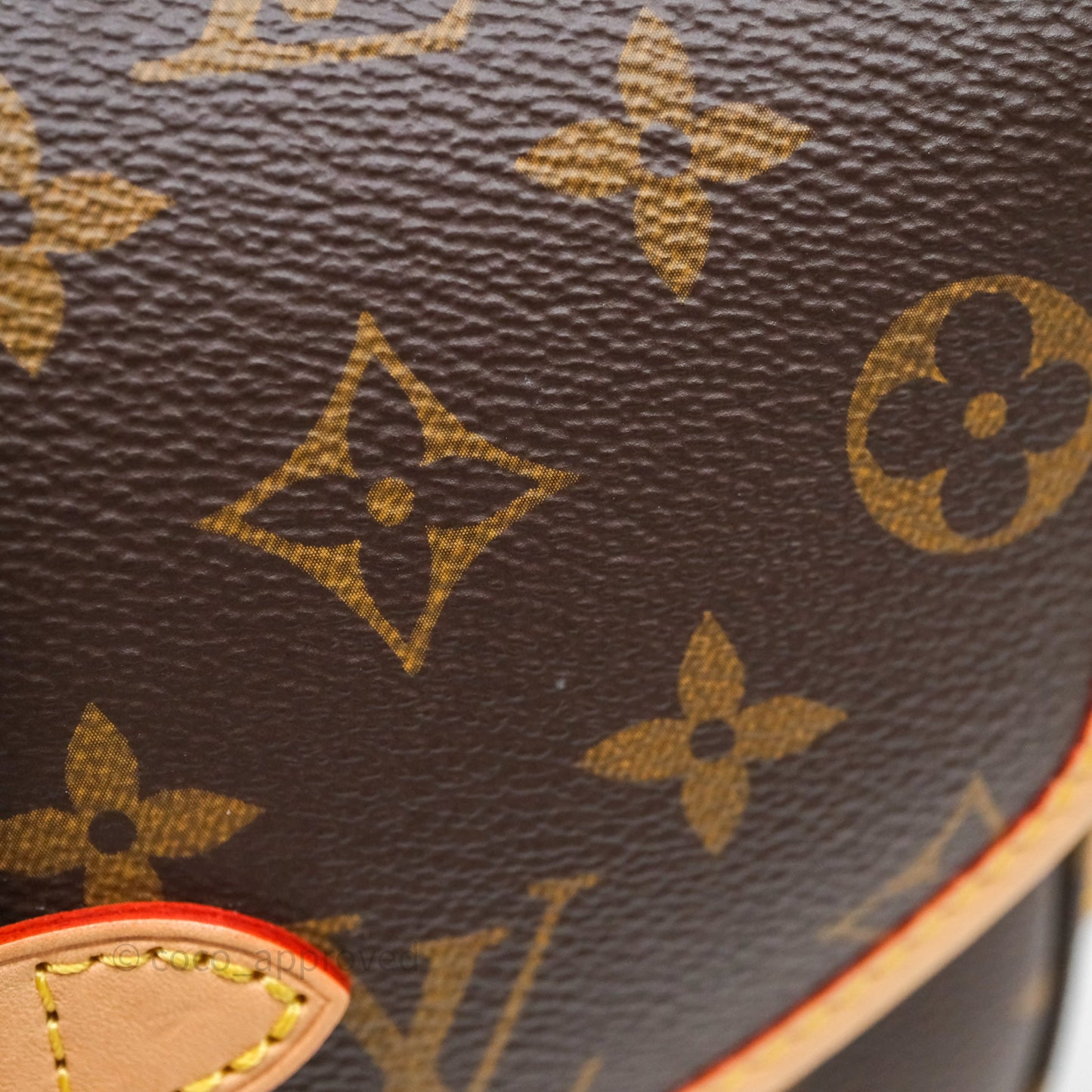 Louis Vuitton Saumur BB Monogram Bag Gold Hardware