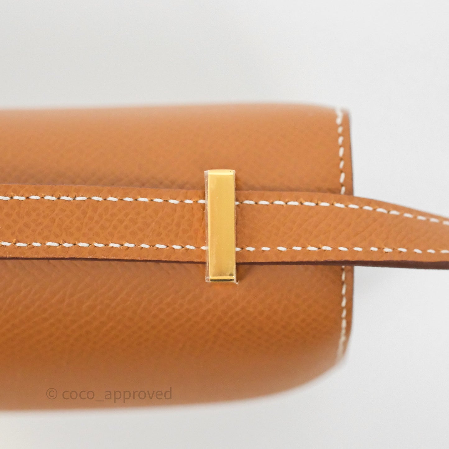 Hermès Constance Elan Gold 37 Epsom Gold Hardware