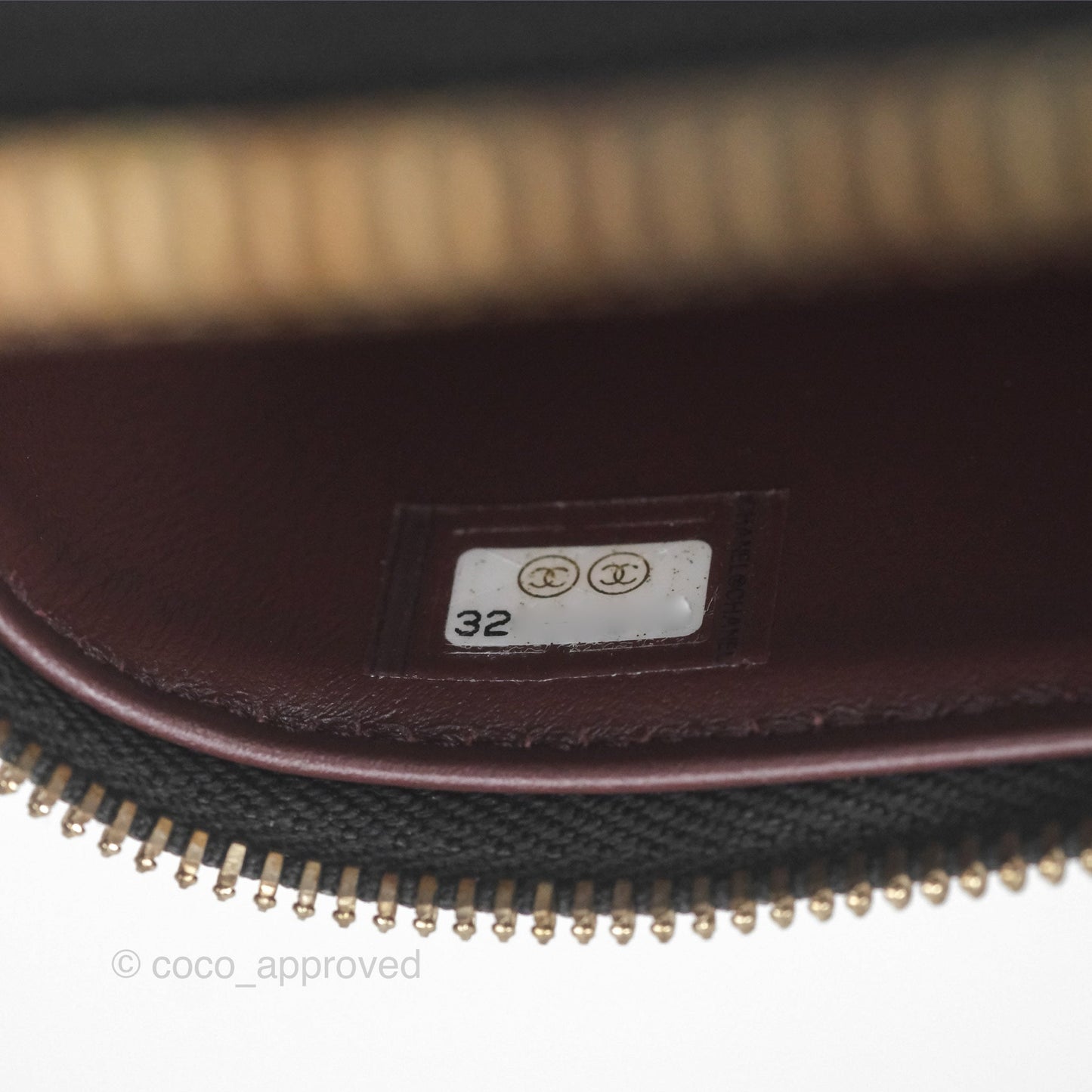 Chanel Mini Vanity With Chain Black Caviar Gold Hardware