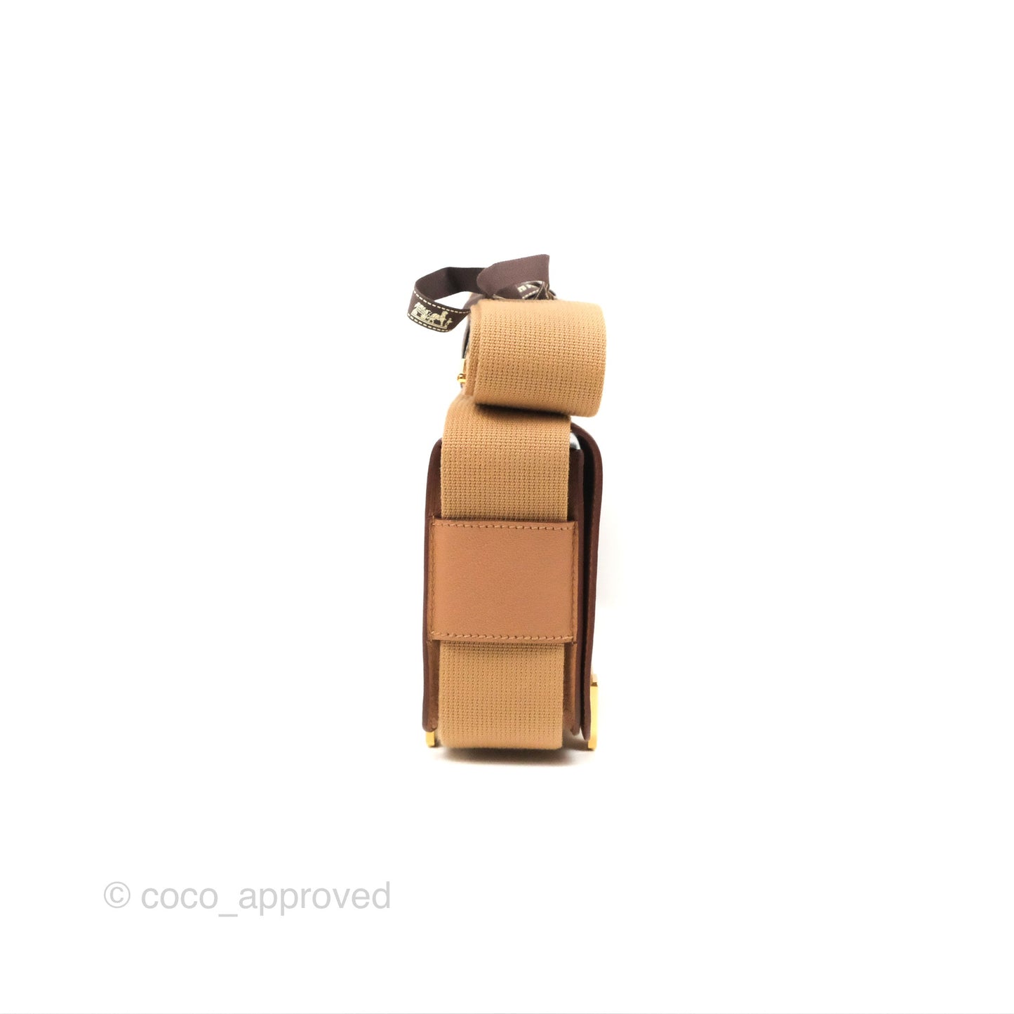 Hermès Geta Bag Chai 0M Quebracho 2J Gold Hardware