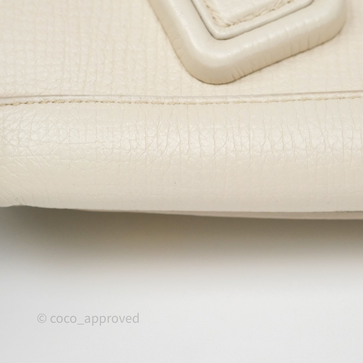 Bottega Veneta Small Arco Plaster Grainy Calfskin