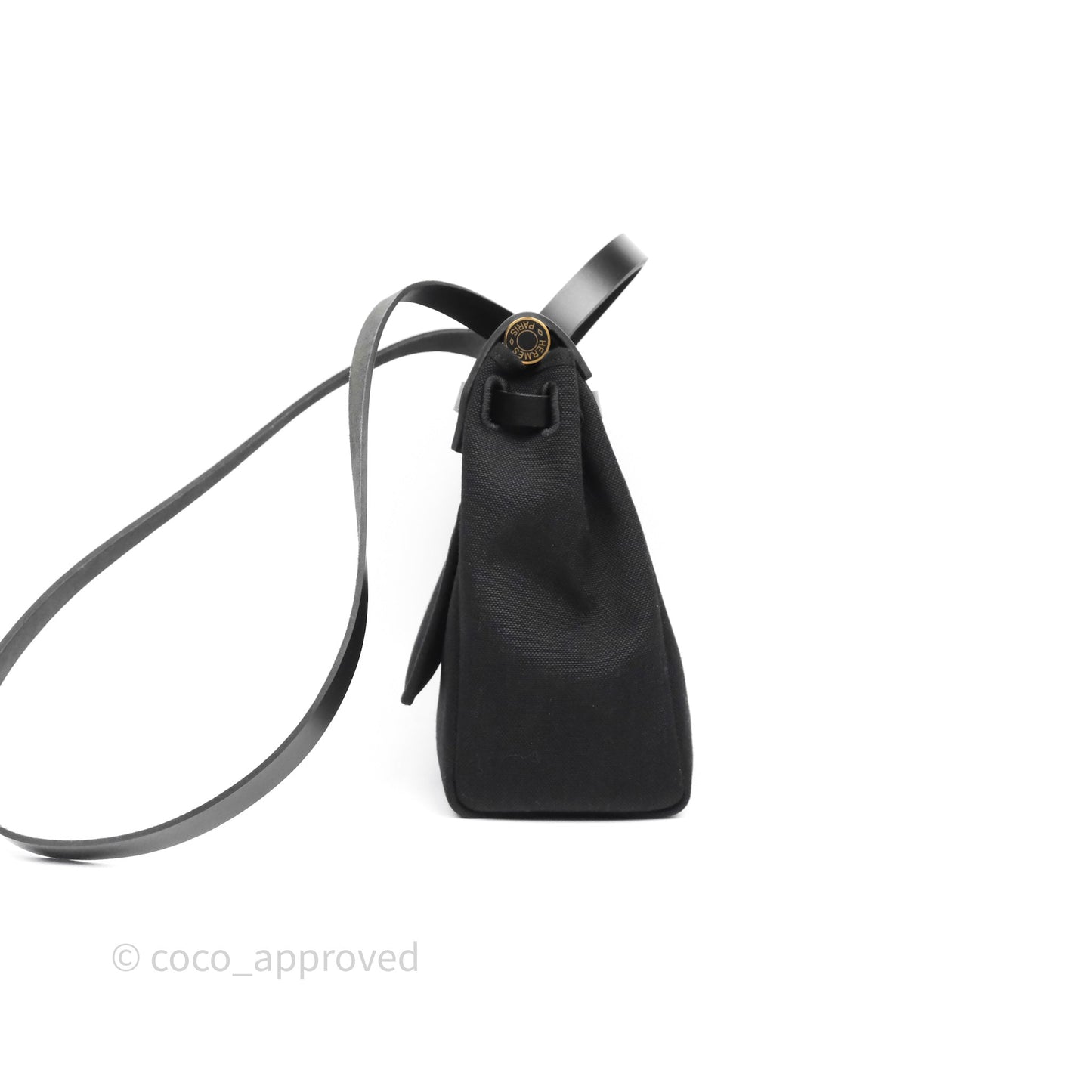 Hermès Herbag Zip 31 Noir 89 Canvas Gold Hardware