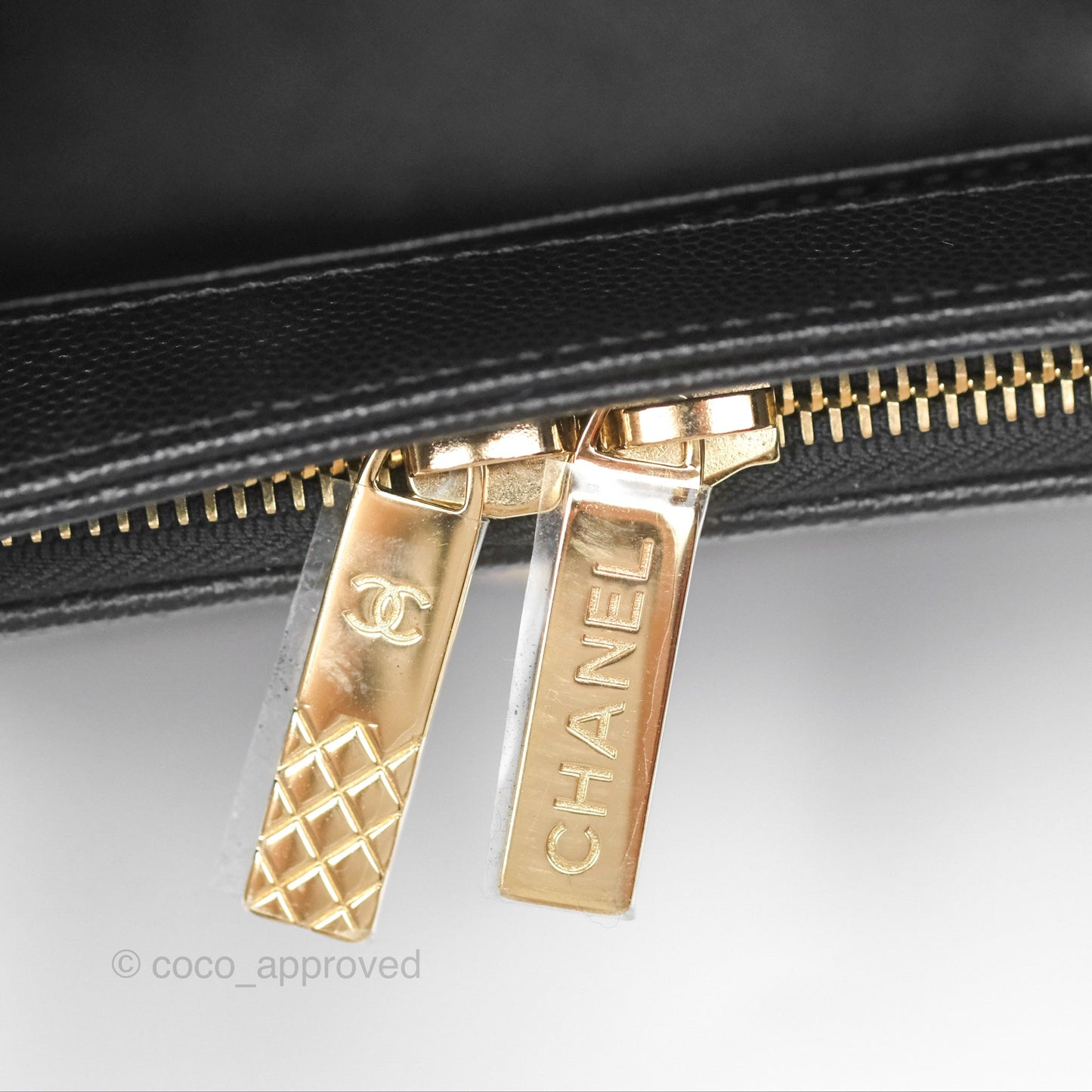 Chanel Quilted Small Business Affinity Flap Black Caviar Gold Hardware