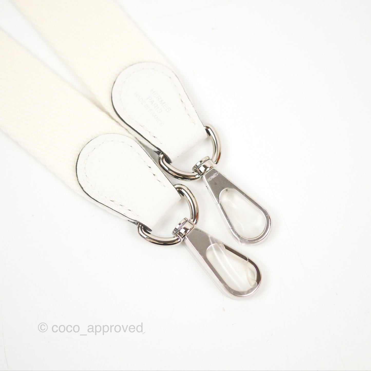 Hermès Mini Evelyne 16 New White Clemence Palladium Hardware