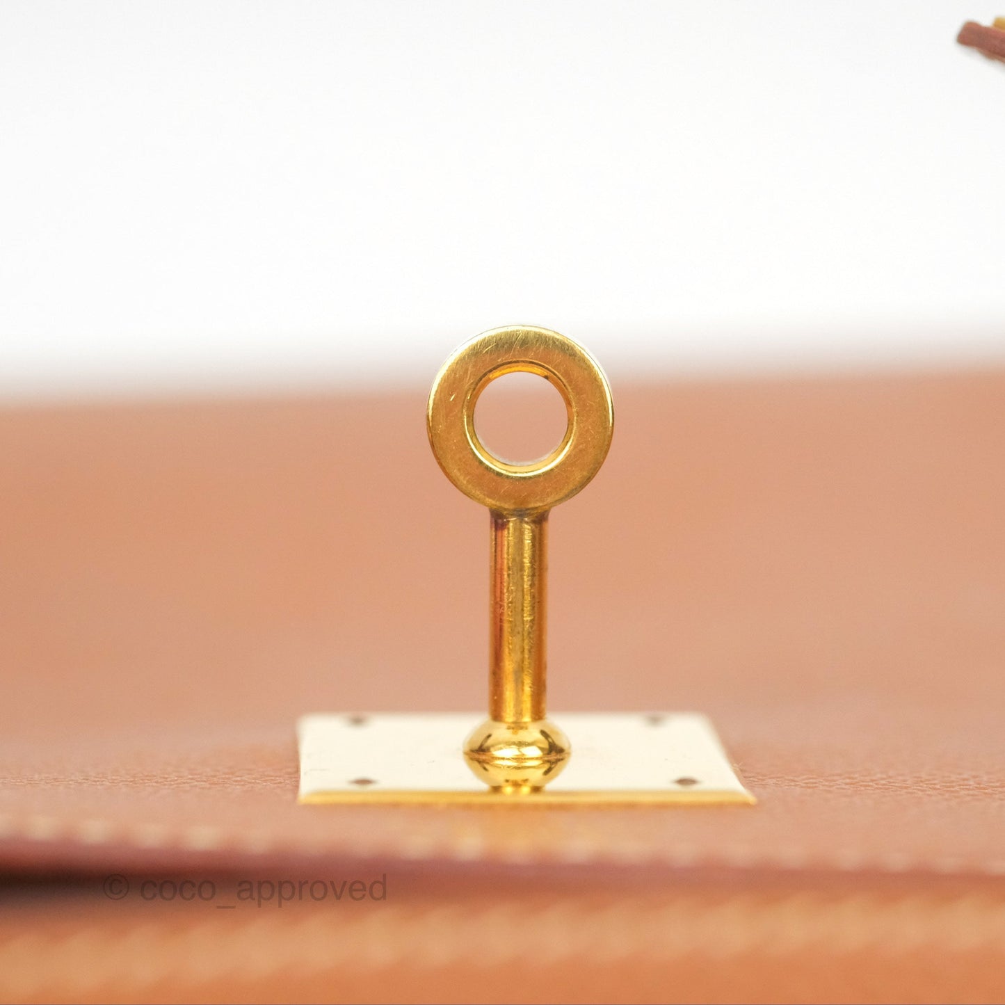 Hermès Kelly 32 Sellier Gold Epsom Gold Hardware
