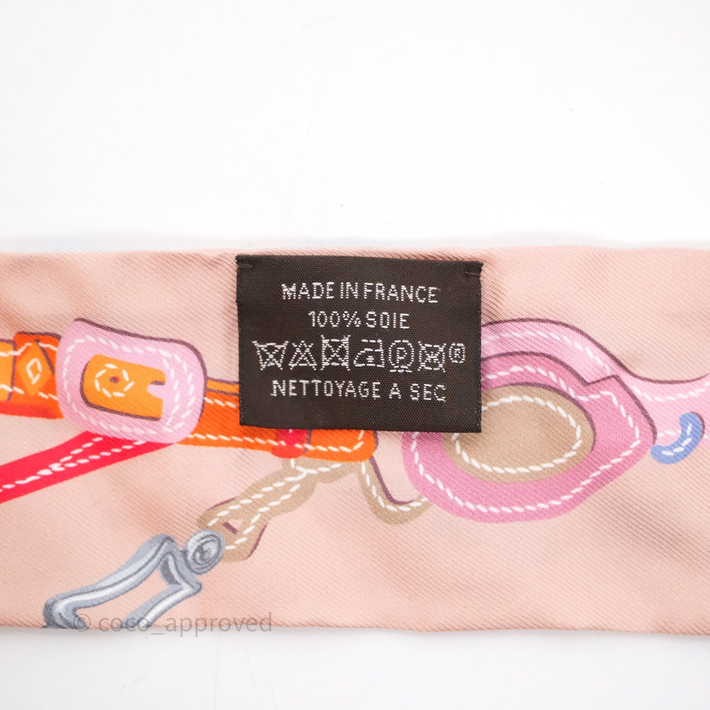 Hermès Brides de Gala Applique Pique Silk Twilly