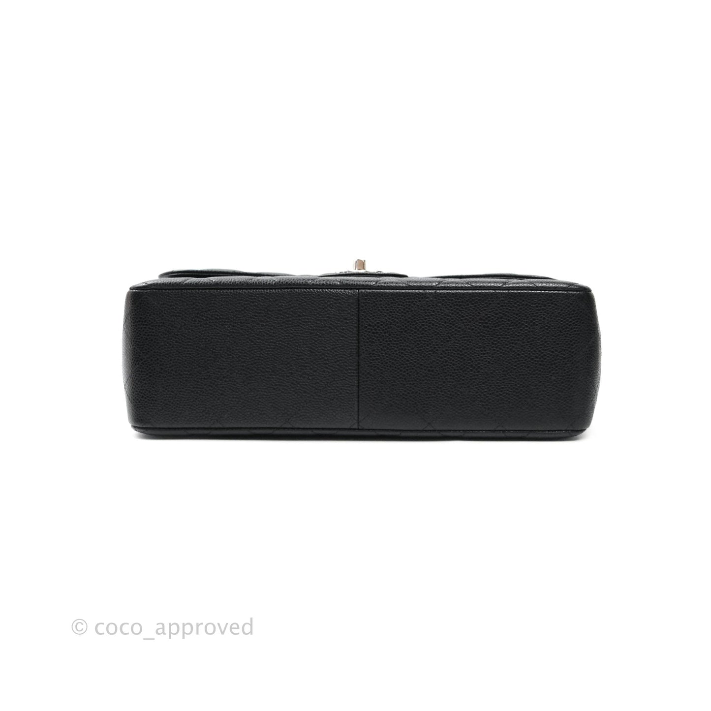 Chanel Jumbo Double Flap Black Caviar Silver Hardware⁣⁣