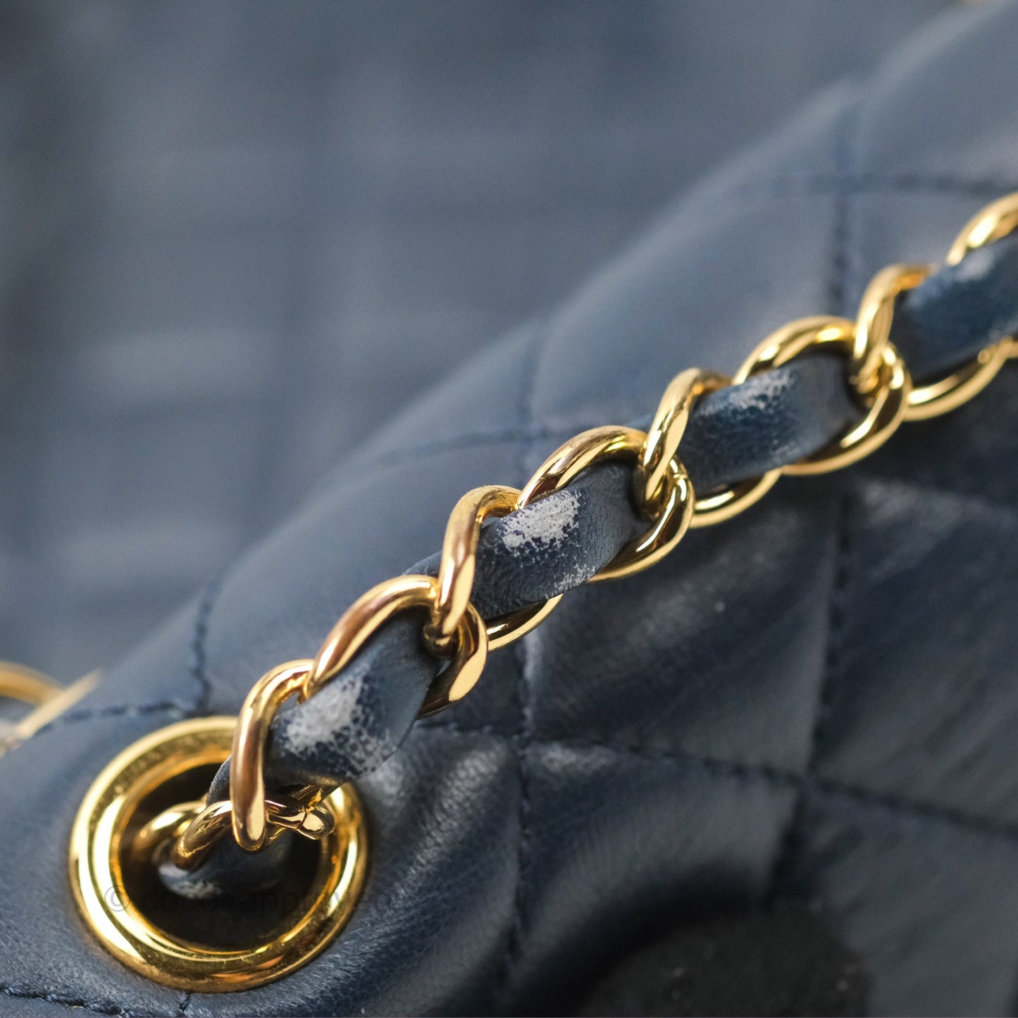 Chanel Mini Navy Calfskin Urban Spirit Backpack ⁣⁣⁣⁣⁣⁣⁣⁣⁣⁣⁣⁣⁣⁣Gold Hardware