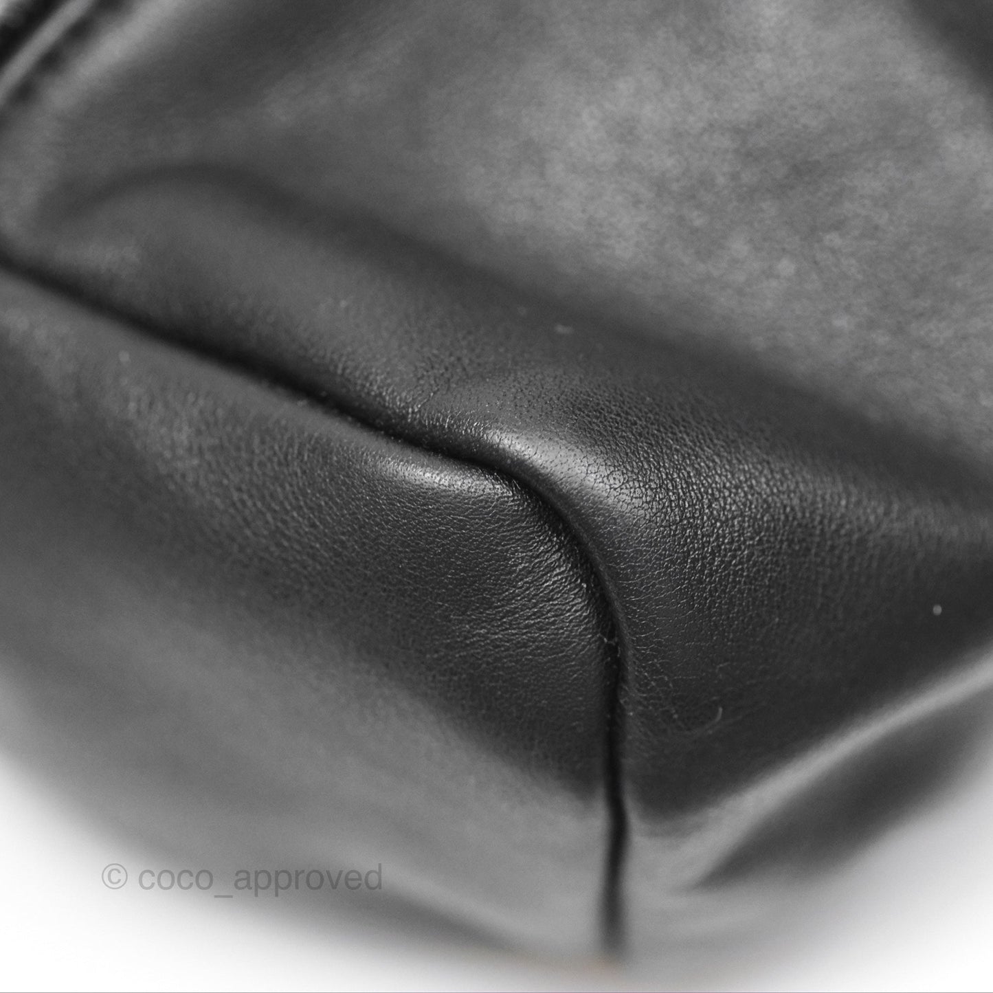 Chanel 31 Large Shopping Bag Black Aged Calfskin