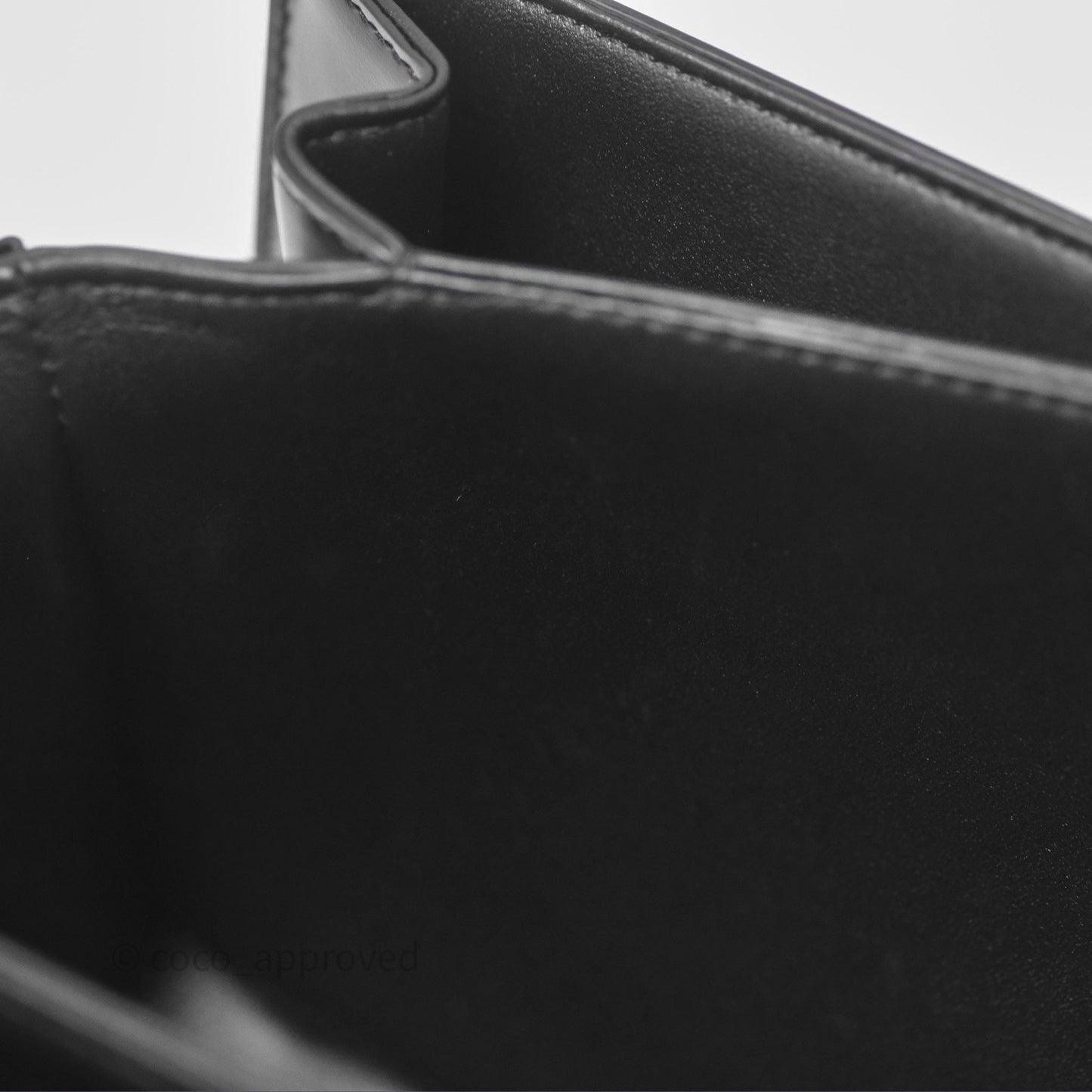 Celine Medium Triomphe Black Shiny Calfskin