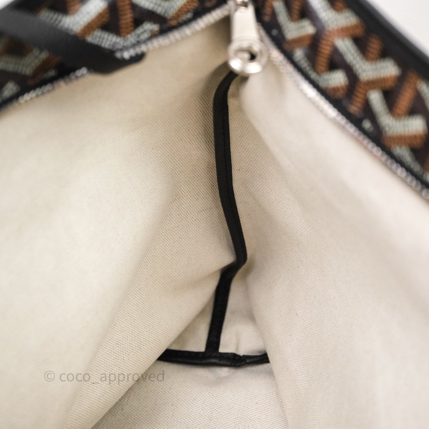 Goyard Bohème Hobo Bag Black Goyardine Canvas