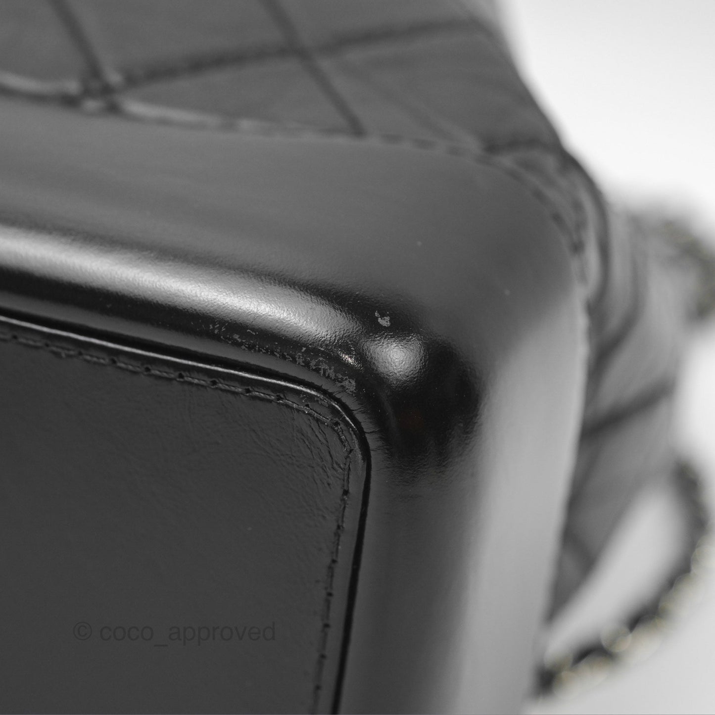 Chanel Small Gabrielle Backpack Black Aged Calfskin