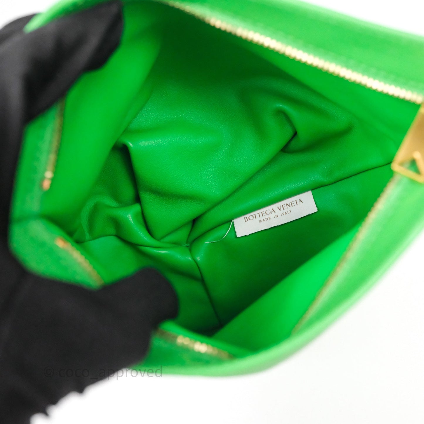 Bottega Veneta Mini Twist Knot Bag Green