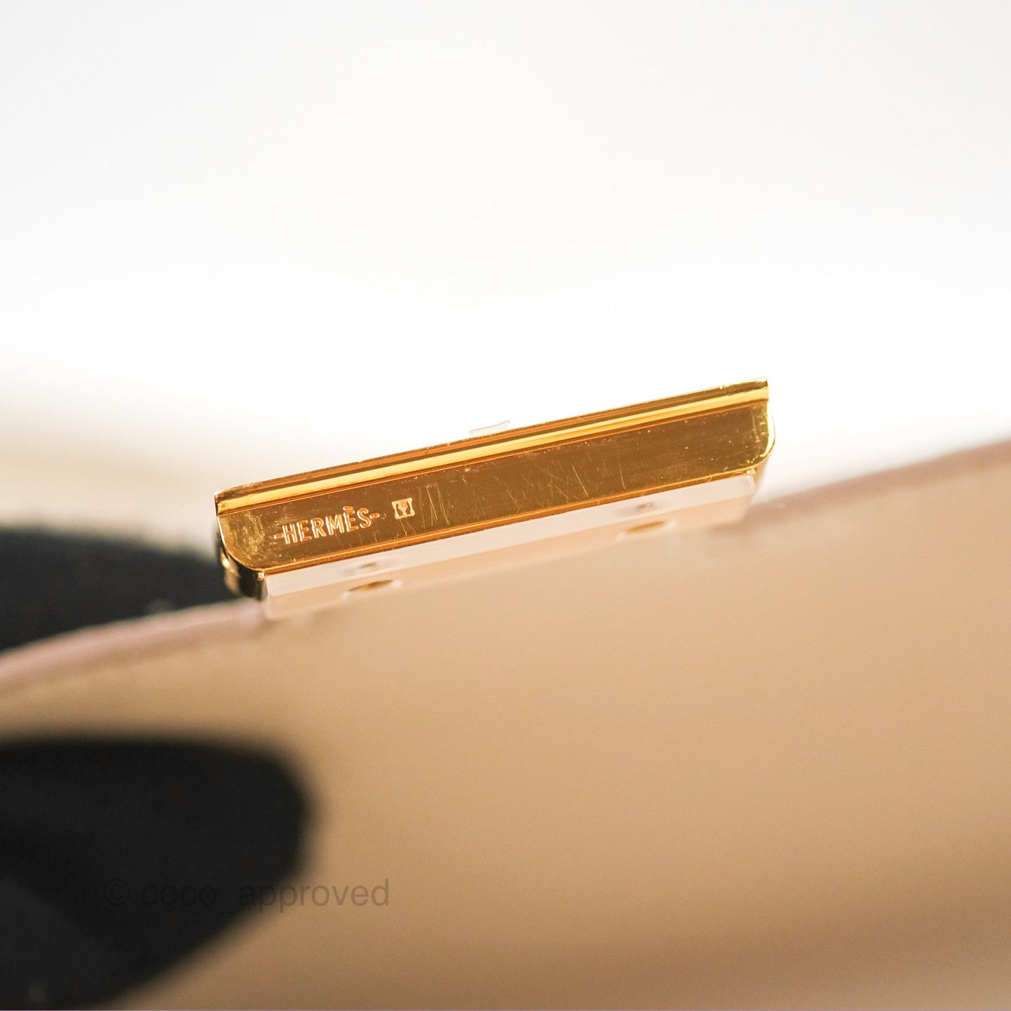 Hermès Constance Mini 18cm Craie Epsom Gold Hardware