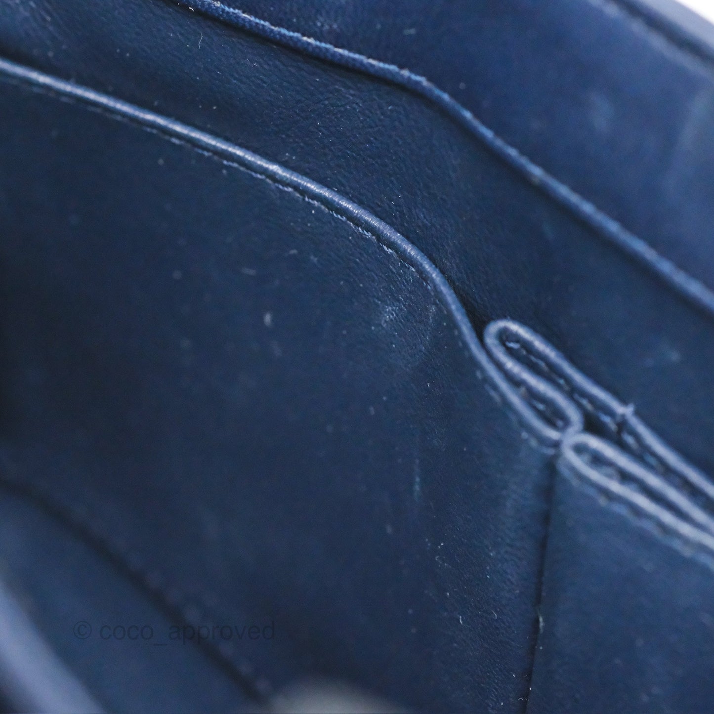 Chanel Small Trendy CC Navy Lambskin Gold Hardware