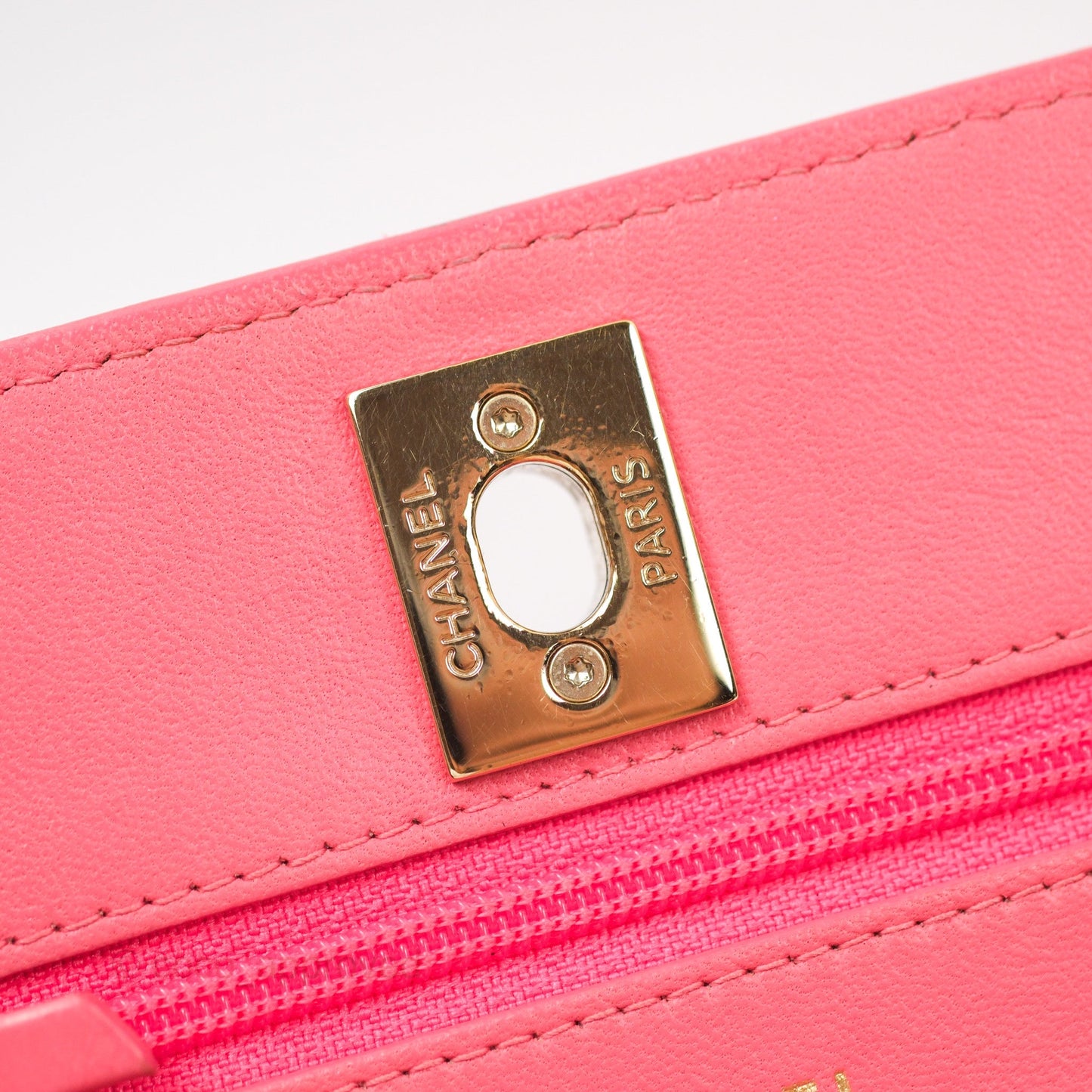Chanel Trendy CC WOC Pink Lambskin Gold Hardware