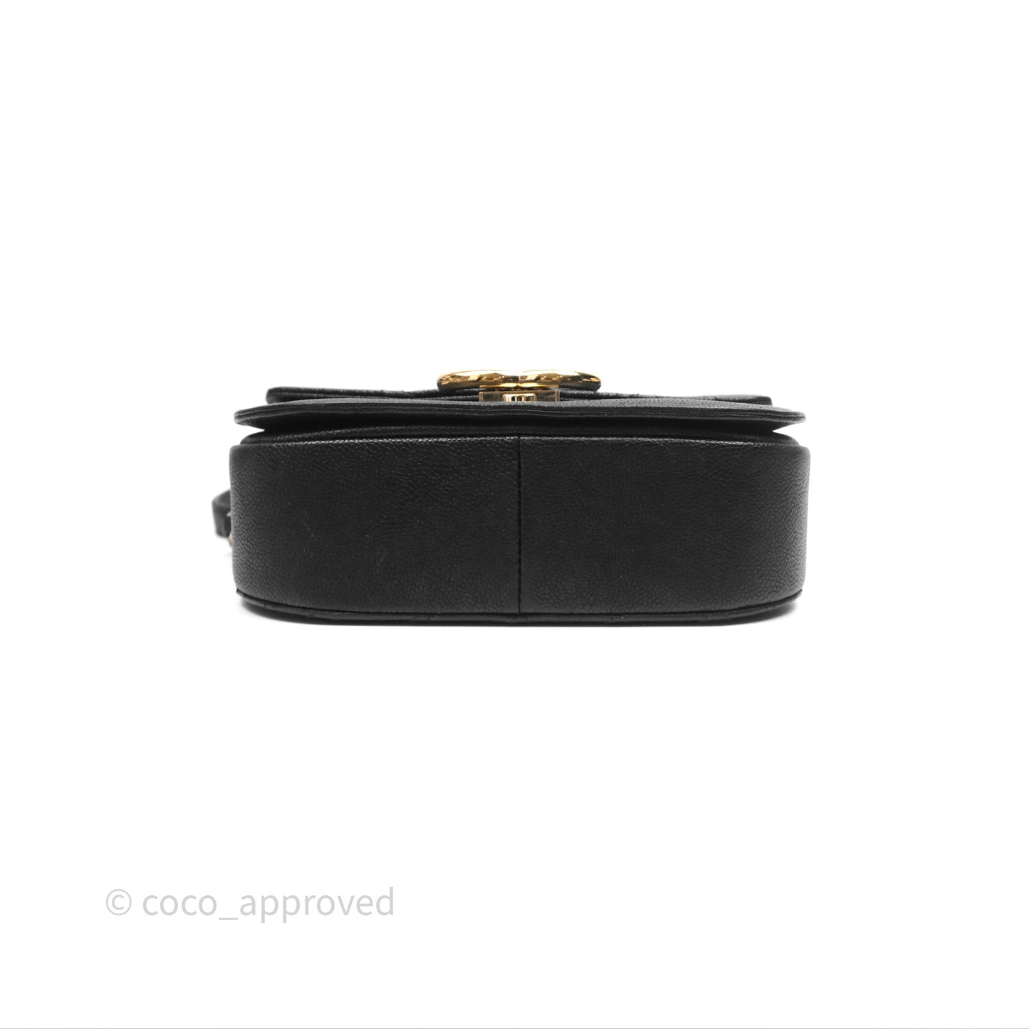 Chanel Small CC Cuba Flap Bag Black Caviar Gold Hardware