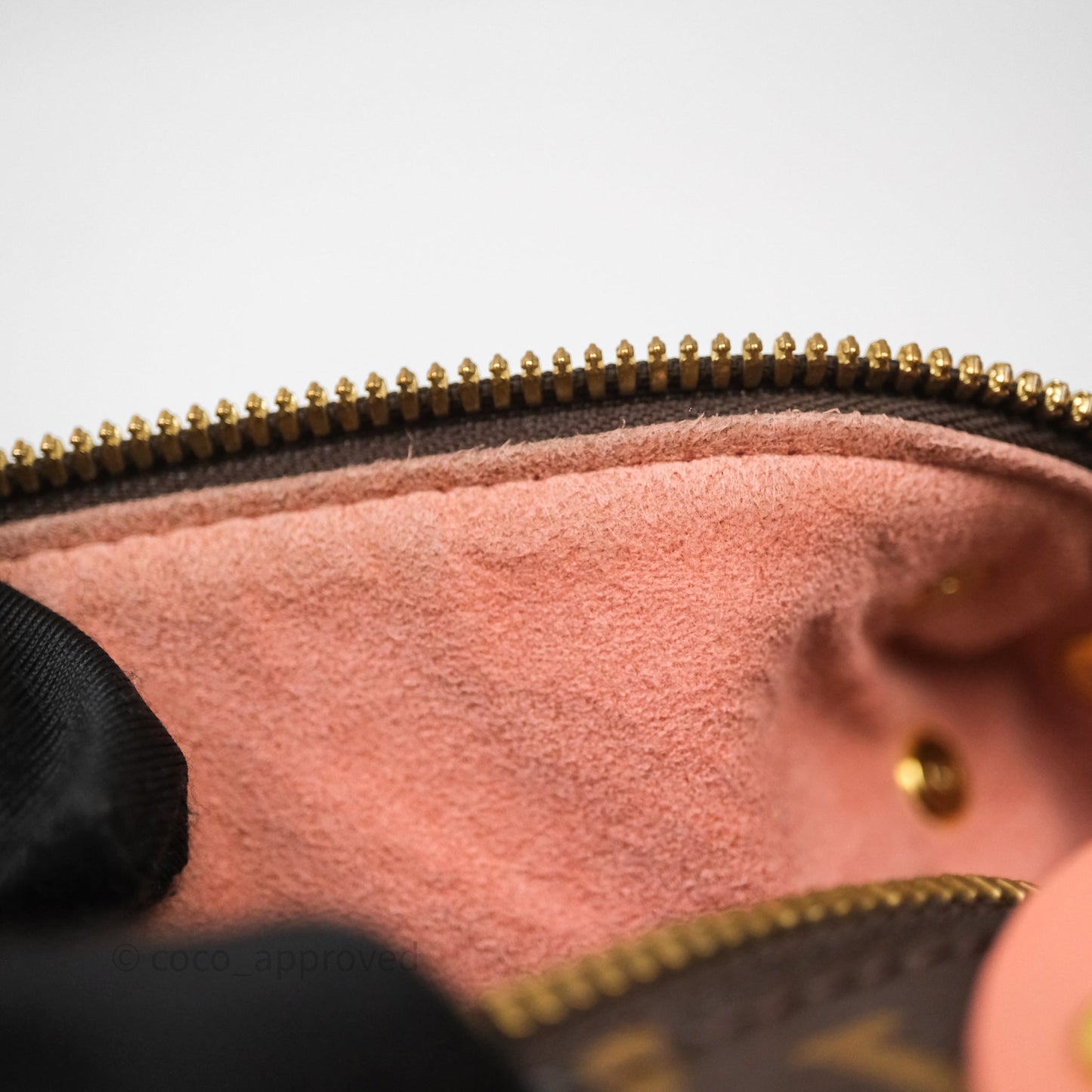 Louis Vuitton Petite Malle Souple Pink Monogram Canvas