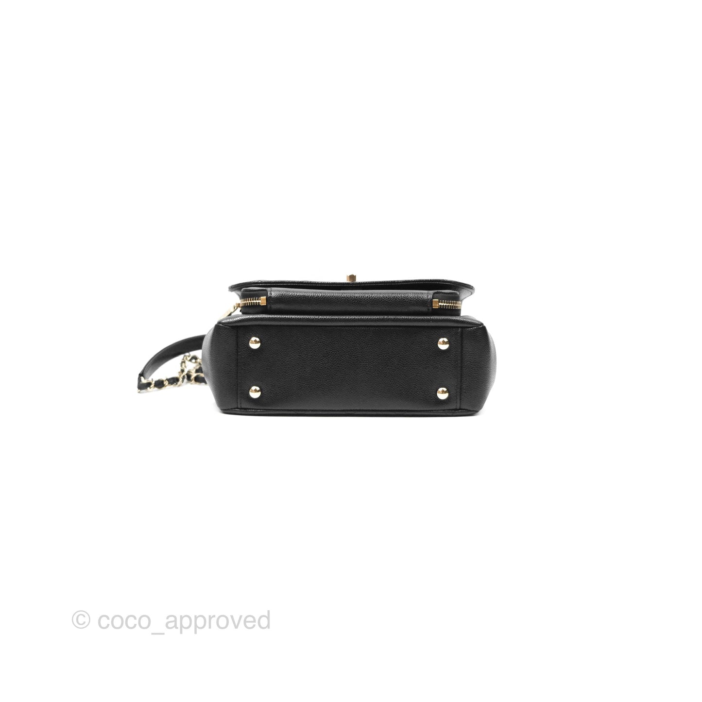Chanel Quilted Medium Business Affinity Flap Black Caviar Light Gold Hardware