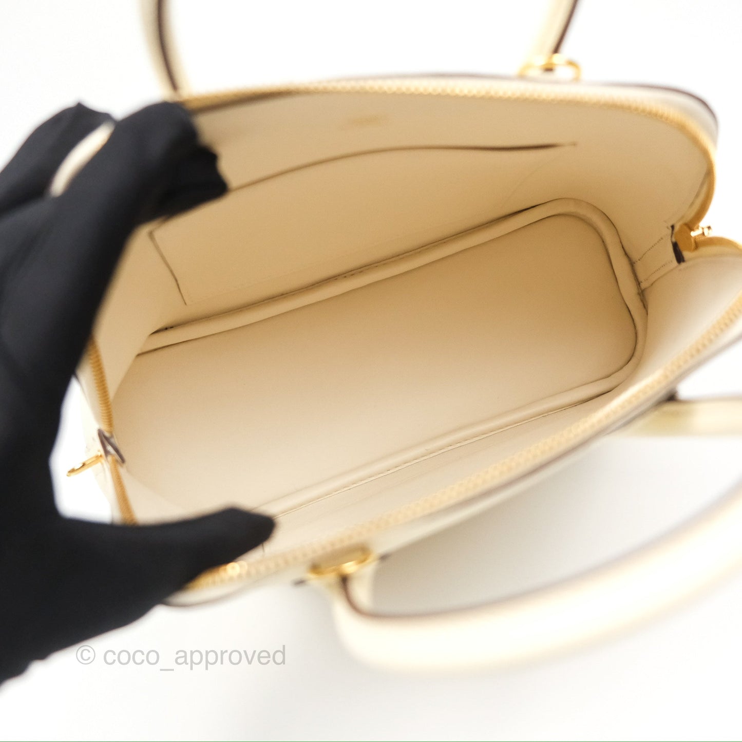 Hermès Bolide 1923 25 Nata I2 Epsom Gold Hardware