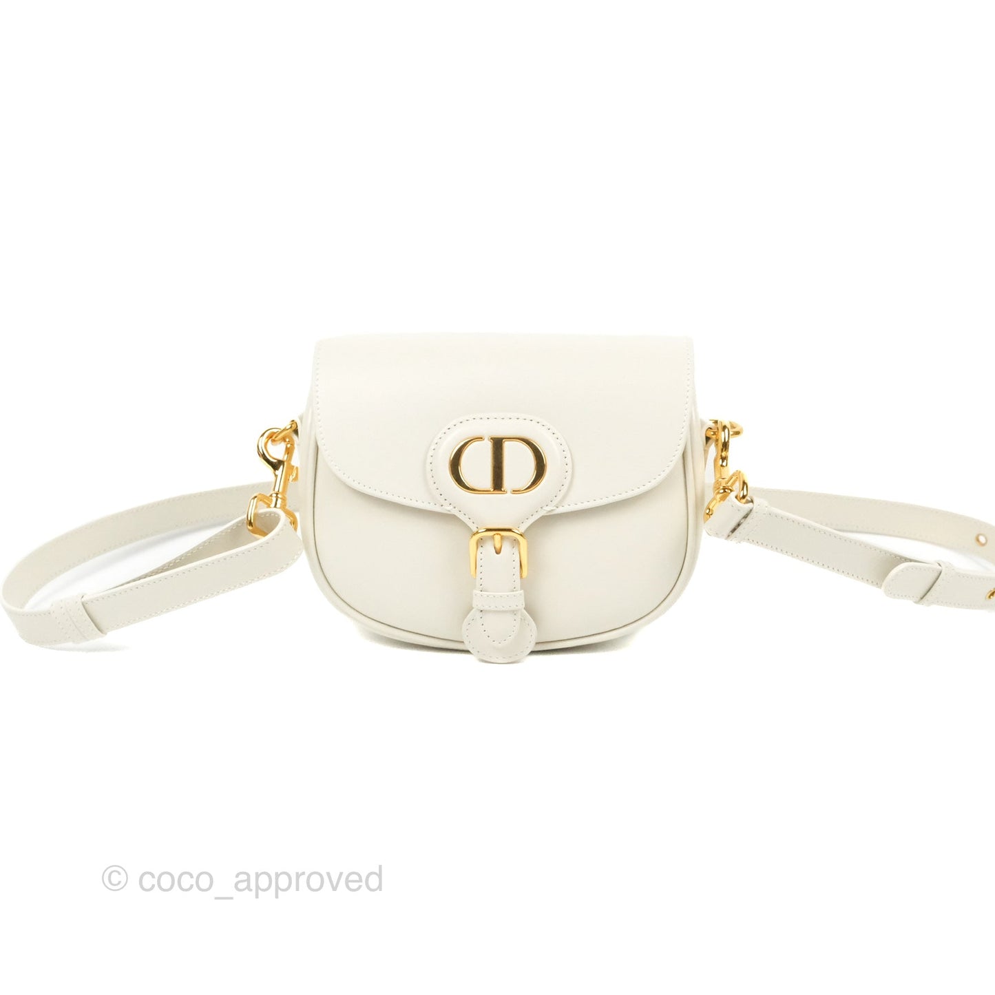 Dior Small Bobby Bag White Box Calfskin