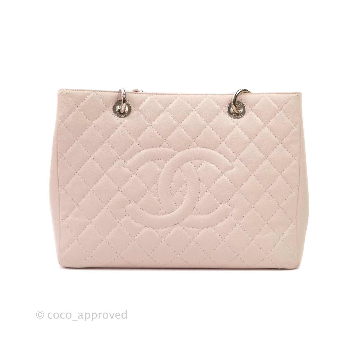 Chanel GST Pink Caviar Silver Hardware