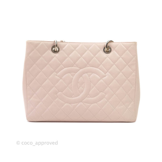 Chanel GST Pink Caviar Silver Hardware