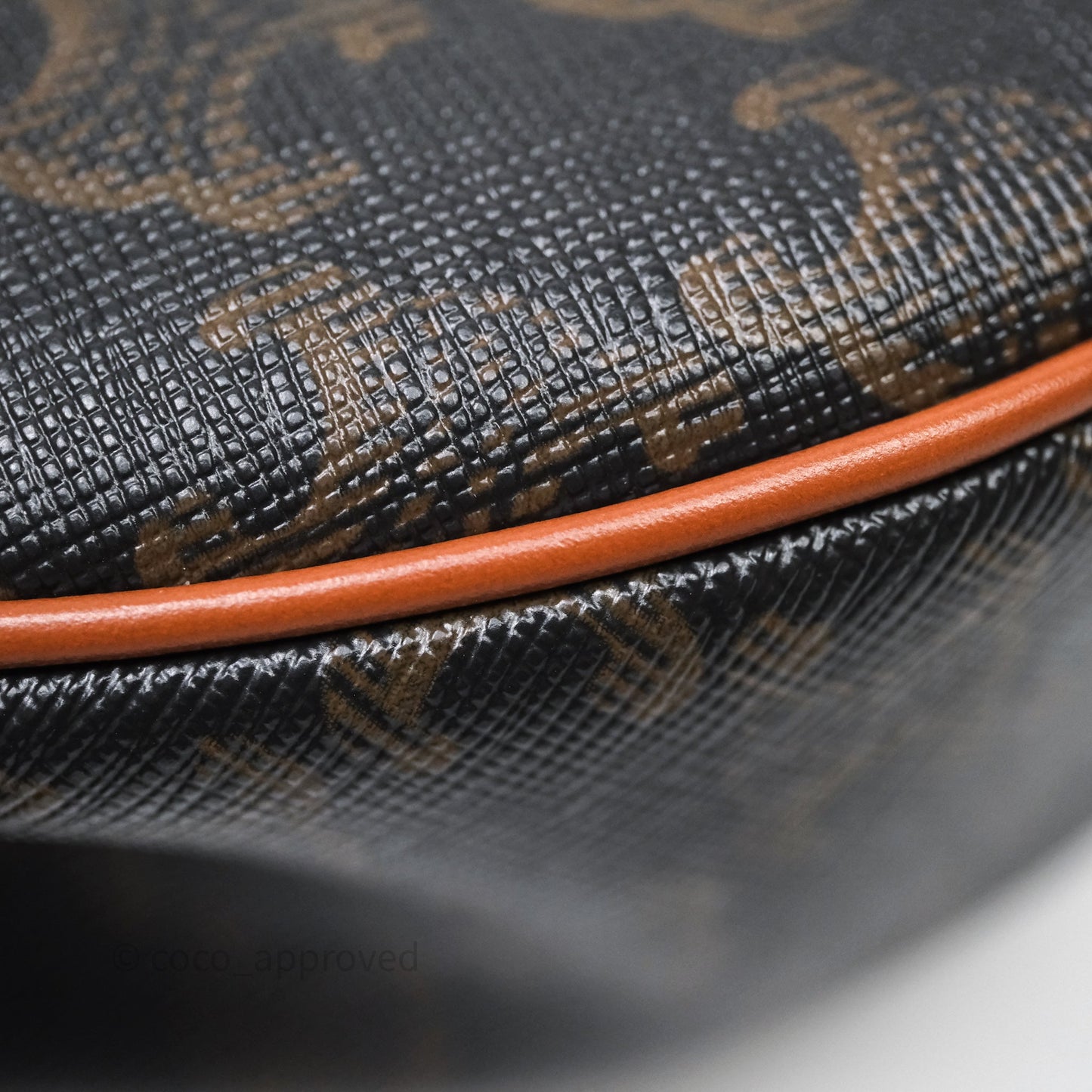 Celine Medium Ava Triomphe Bag Triomphe Canvas Tan Calfskin