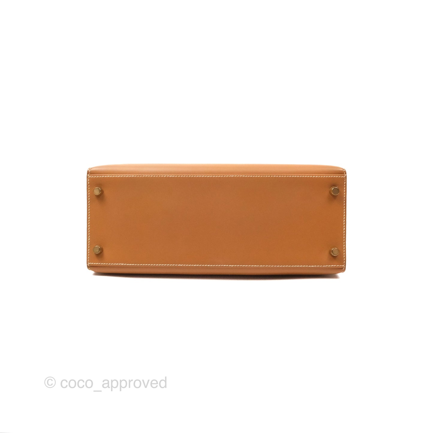 Hermès Vintage Kelly 28 Sellier Gold Calf Gold Hardware