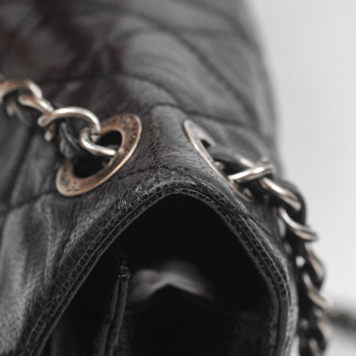 Chanel Quilted Single Flap Bag Soft Caviar Black Ruthenium Hardware