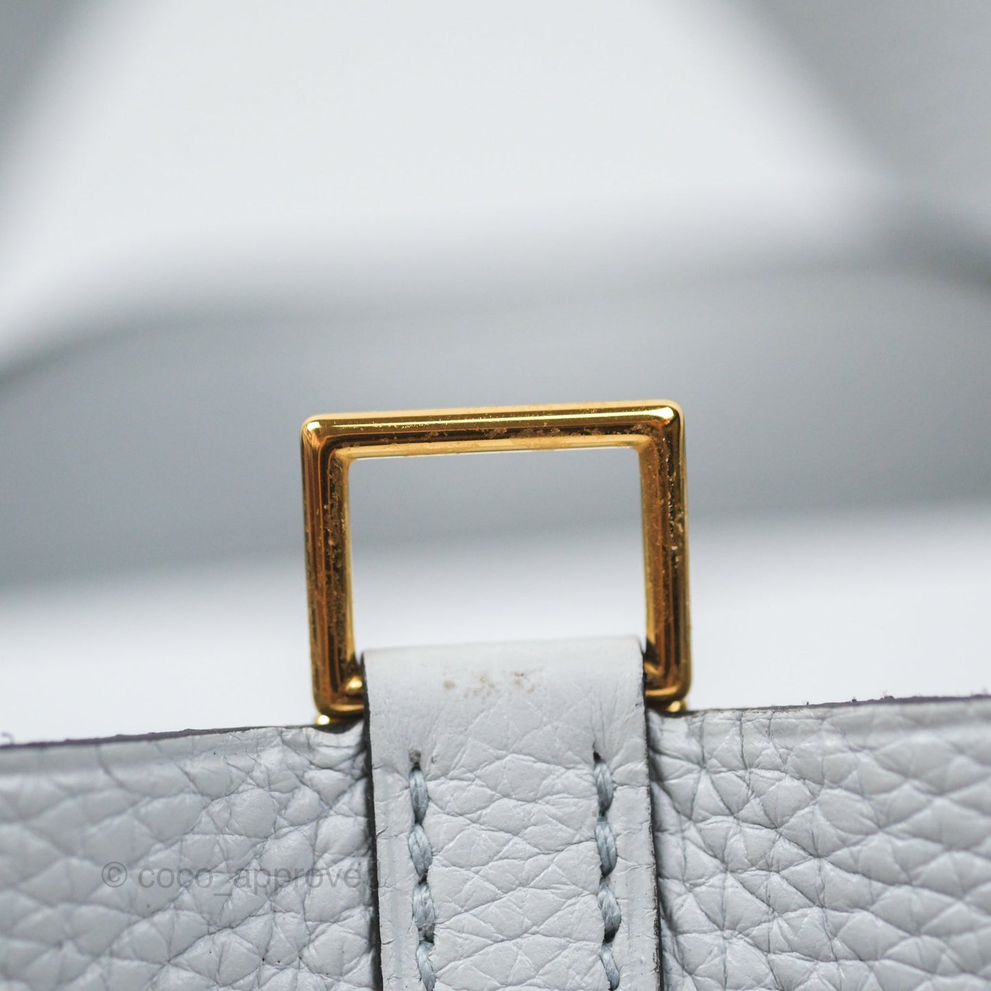 Hermès Picotin Lock 18 Bleu Pale 08 Clemence Gold Hardware