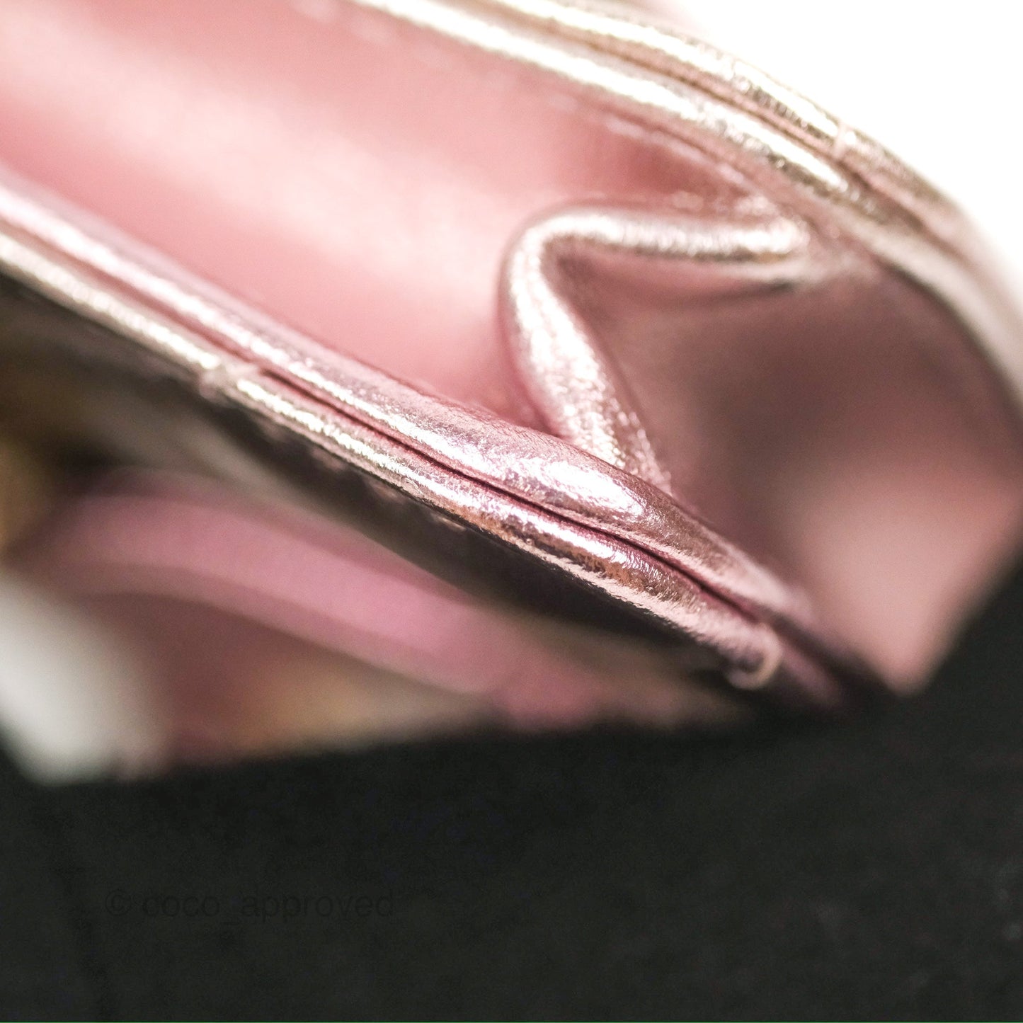 Chanel Waist Belt Bag Metallic Gradient Pink/Silver Lambskin Gold Hardware