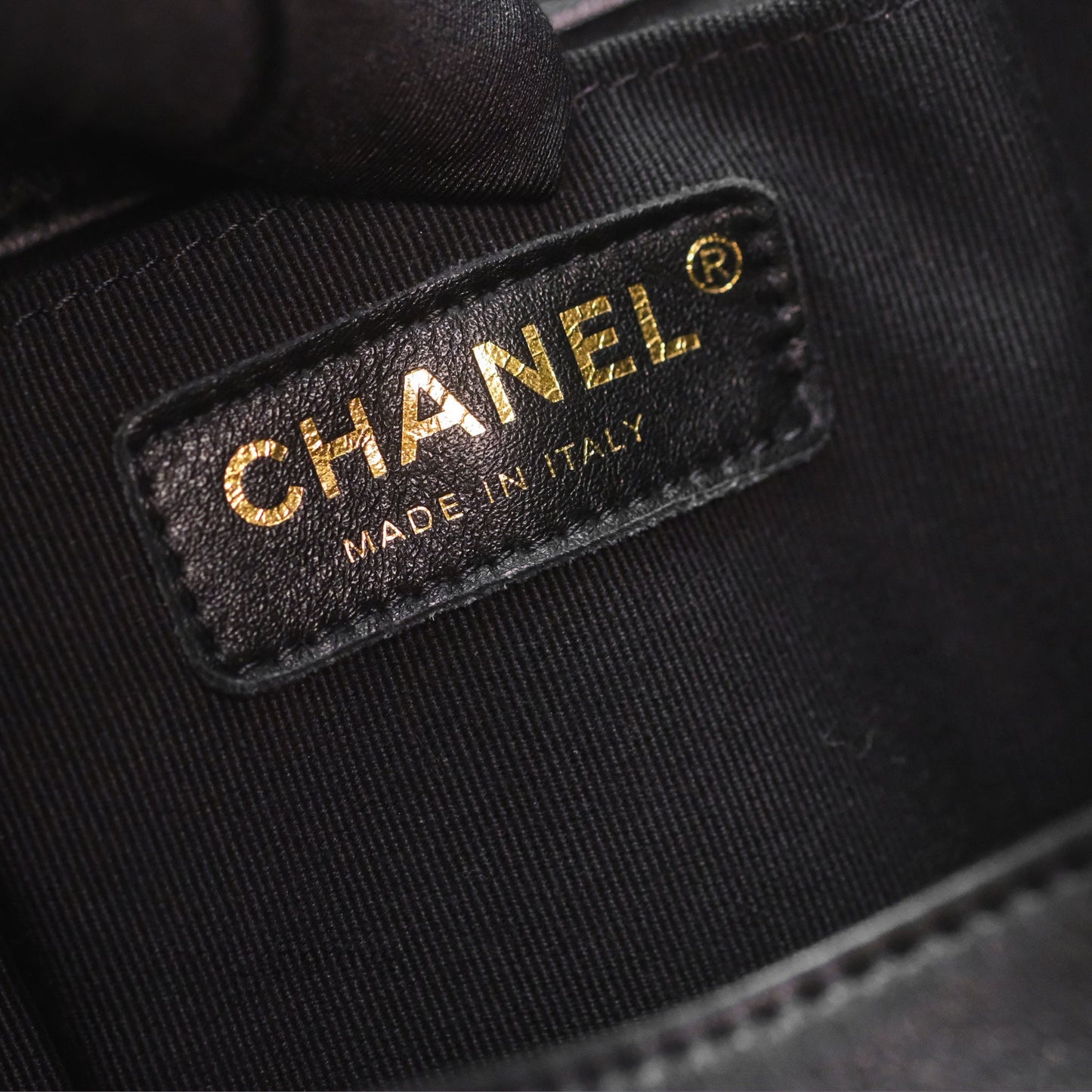 Chanel Quilted Large Duma Drawstring Backpack Black Calfskin