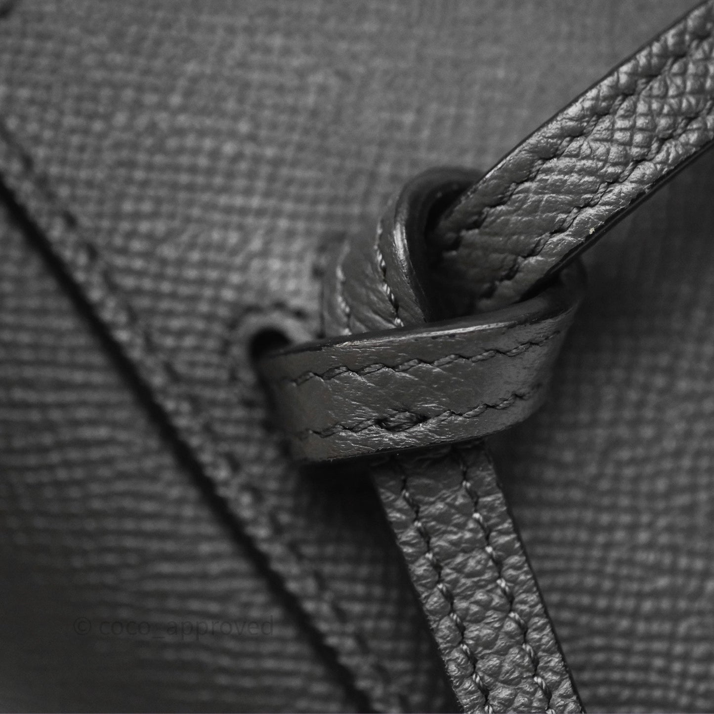 Celine Pico Belt Bag Grey Grained Calfskin Gold Hardware
