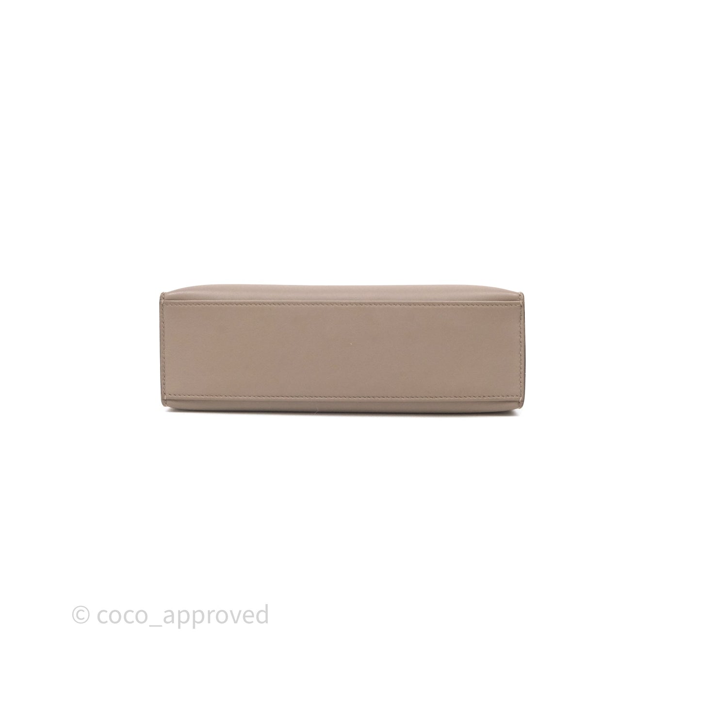 Hermès Kelly Pochette Gris Asphalte M8 Swift Gold Hardware