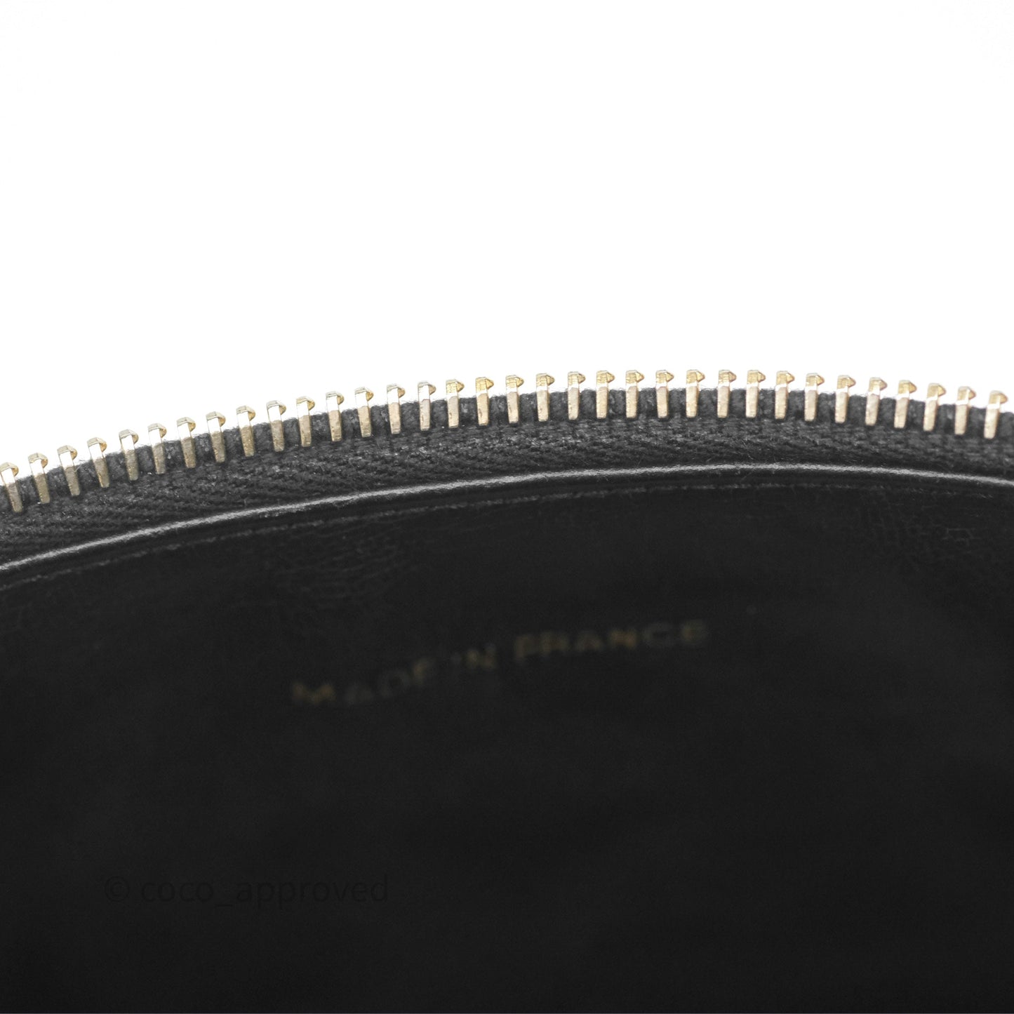 Chanel Vintage Vanity Case Black Caviar Gold Hardware