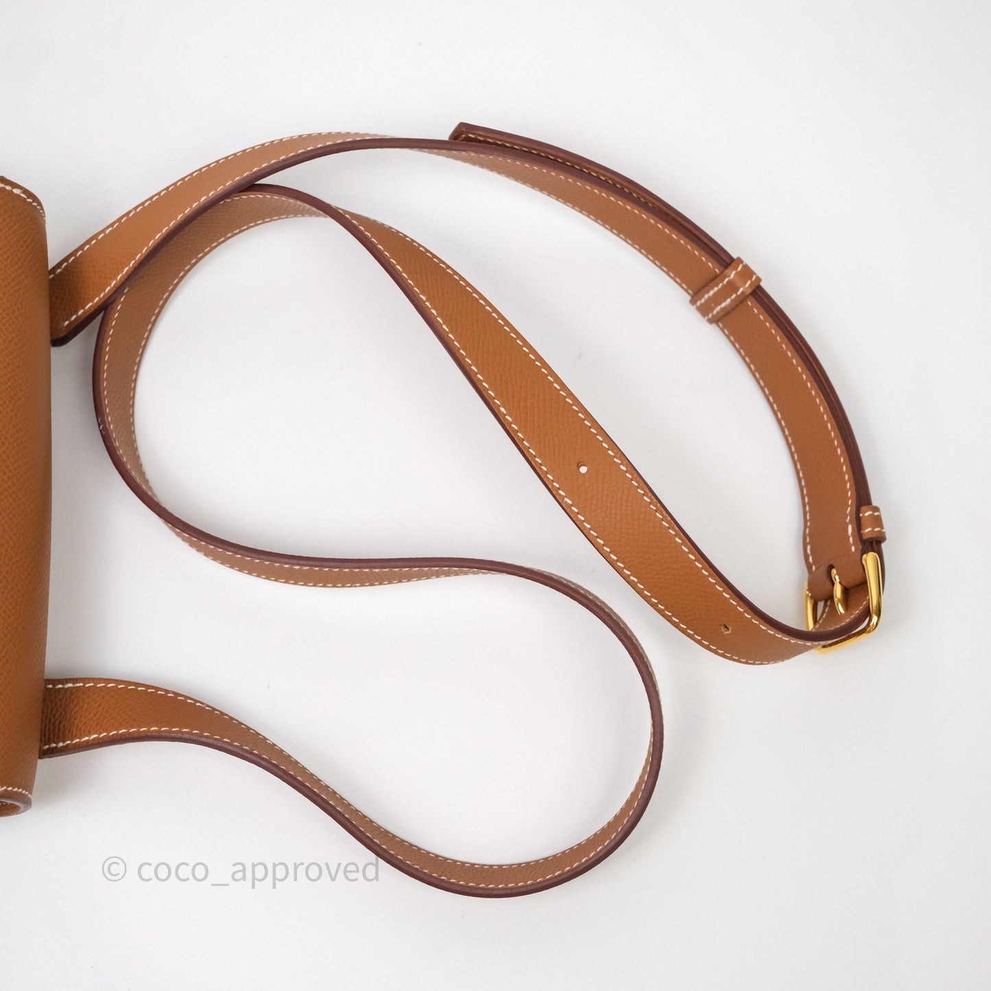 Hermès Della Cavalleria Mini Bag Gold 37 Epsom Gold Hardware