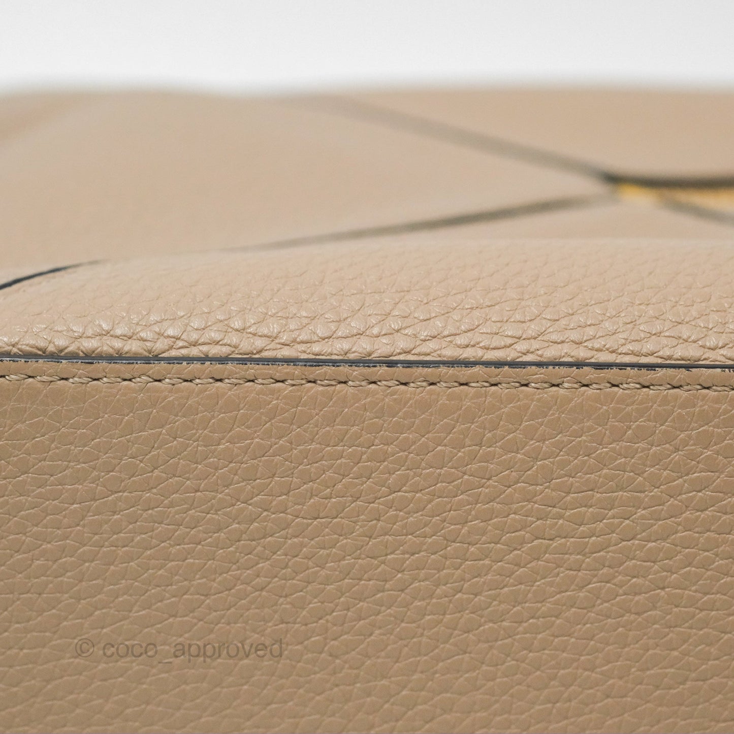 Loewe Small Puzzle Bag Sand Mink Grained Calfskin