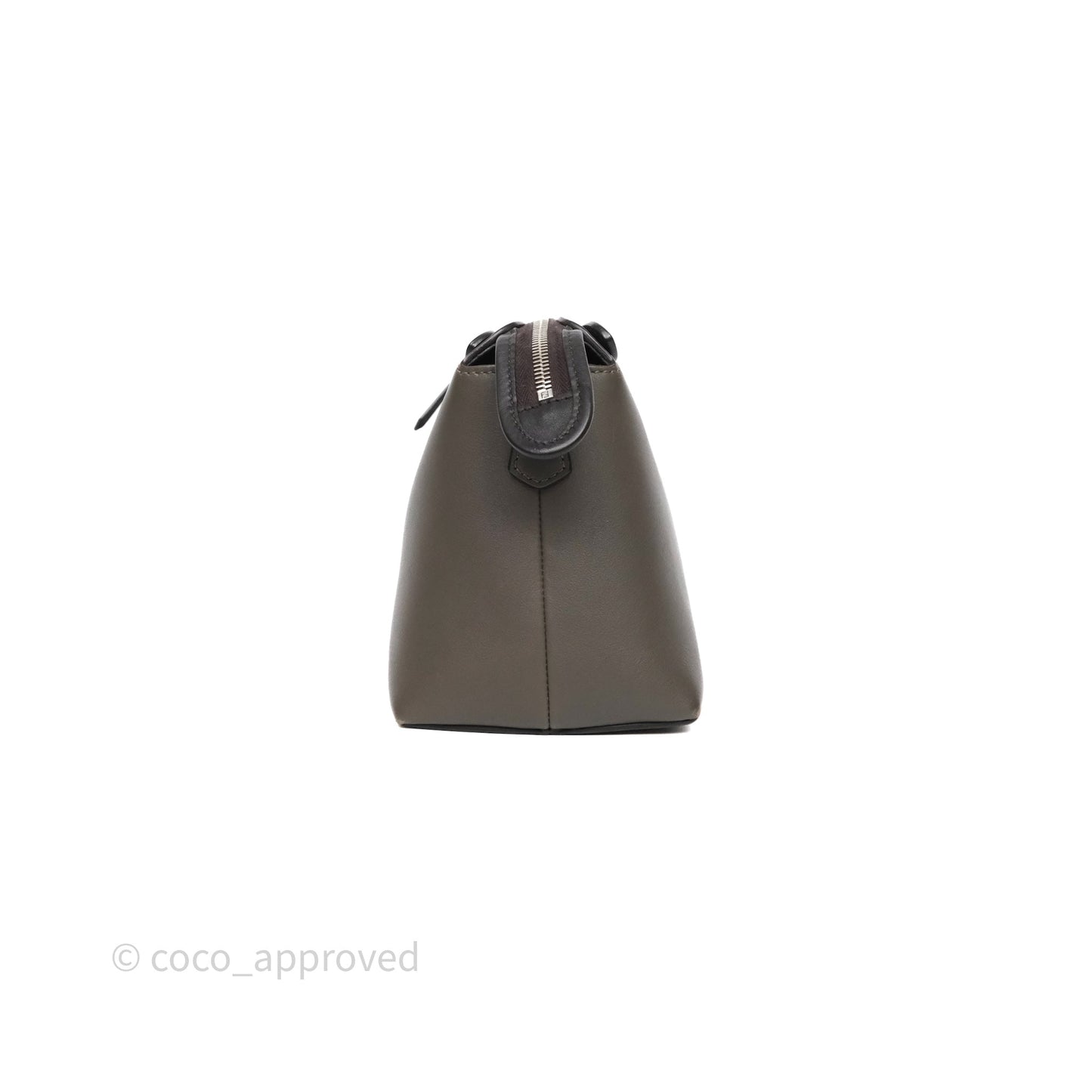 Fendi By The Way Medium Leather Satchel Dark Grey Bag
