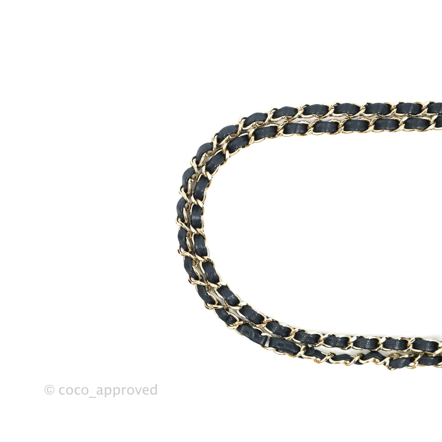 Chanel Classic Small S/M Flap Navy Blue Caviar Gold Hardware 21P