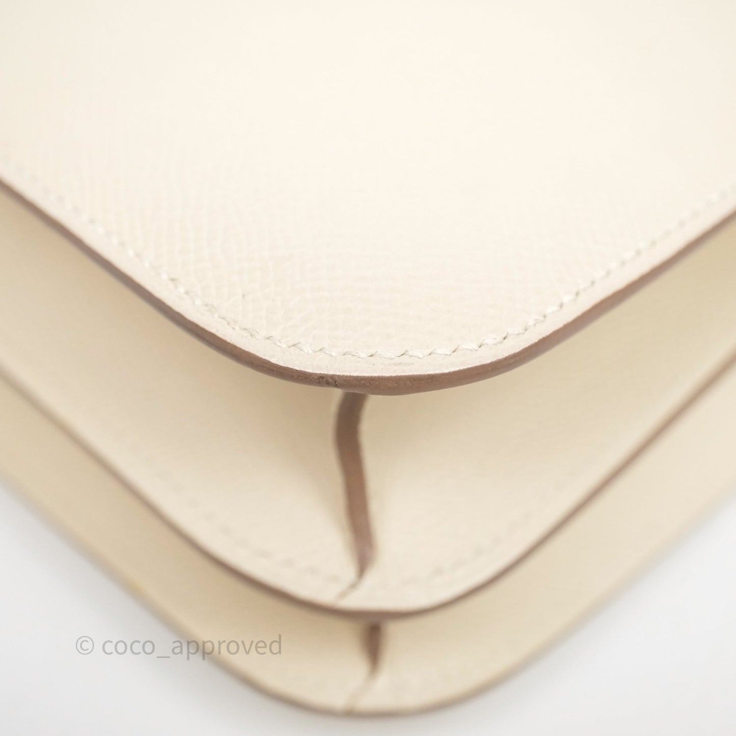Hermès Constance 24 Craie 10 Epsom Gold Hardware