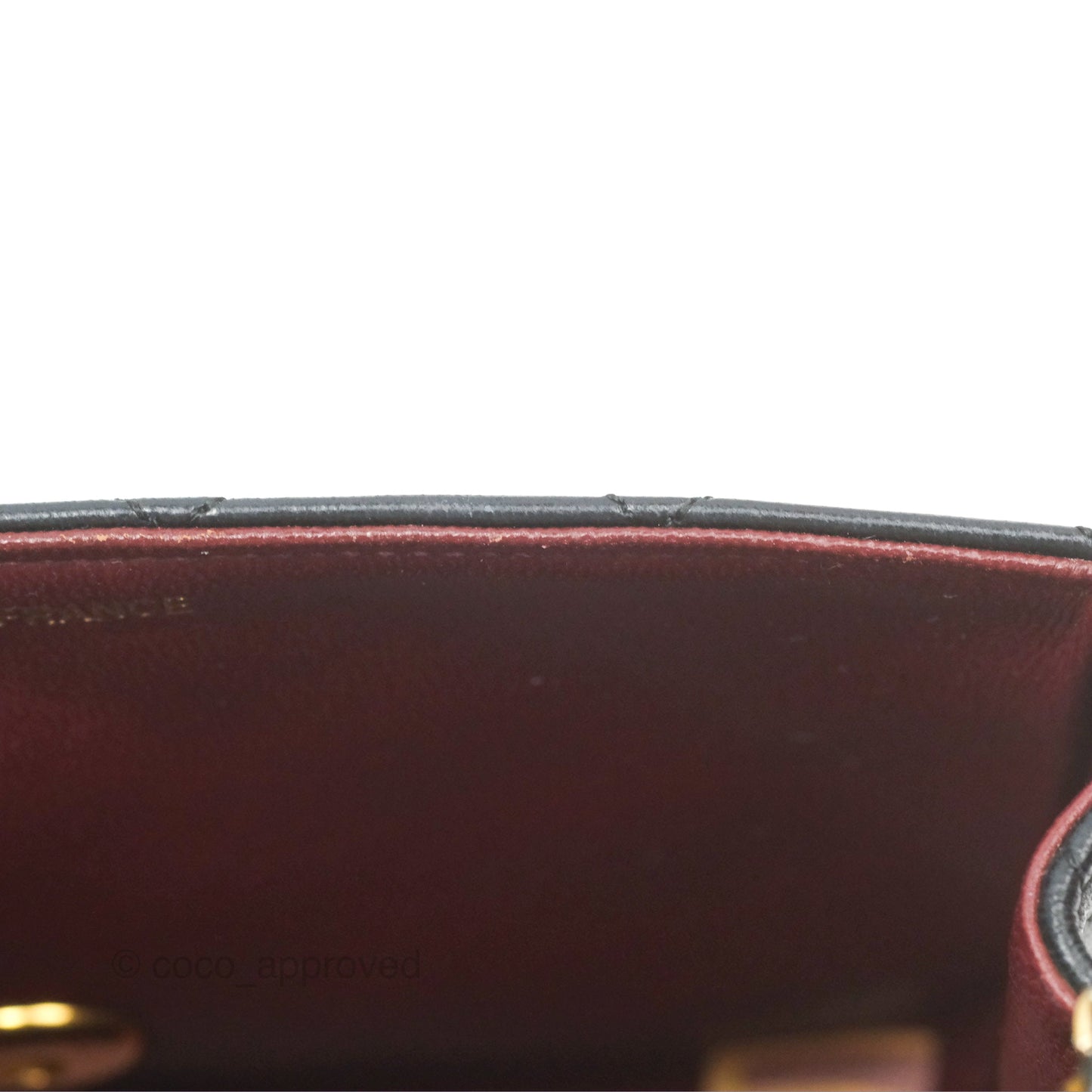 Chanel Vintage Mini Square Black Lambskin 24K Gold Hardware