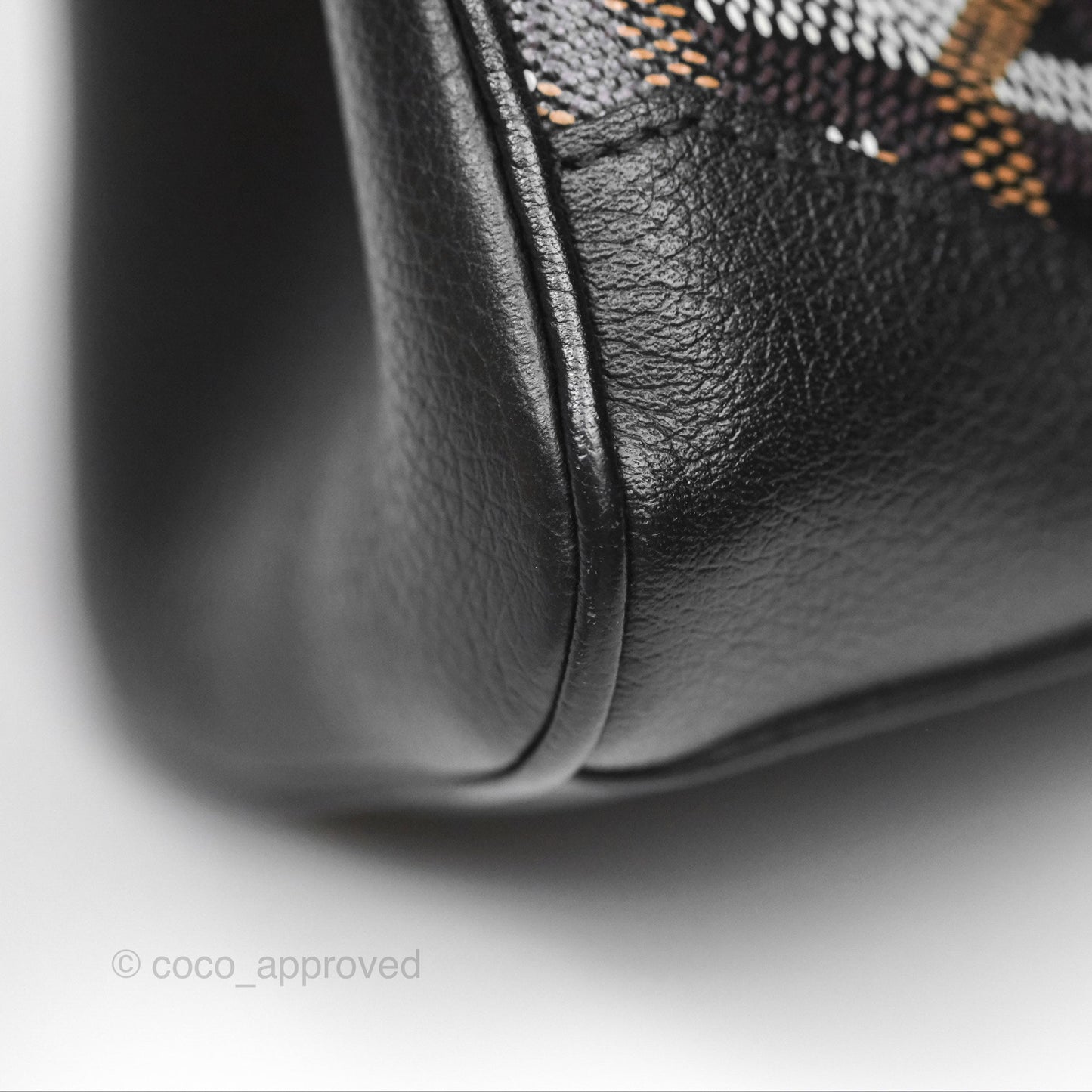Goyard Saïgon Mini Bag Chevroches Calfskin Black