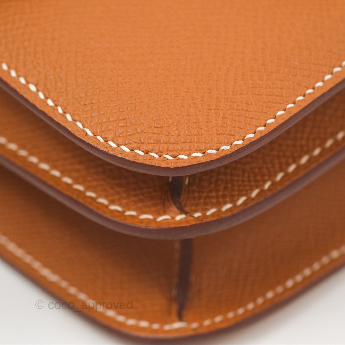 Hermès Constance Mini 18 with Mirror Gold Epsom Palladium Hardware