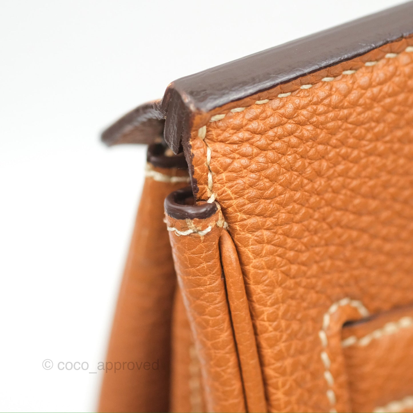 Hermès Birkin 30 Retourne Gold Clemence Palladium Hardware