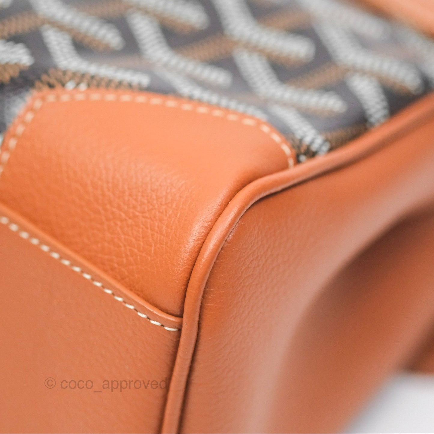 Goyard Saïgon Mini Bag Tan Goyardine Canvas/Chevroches Calfskin