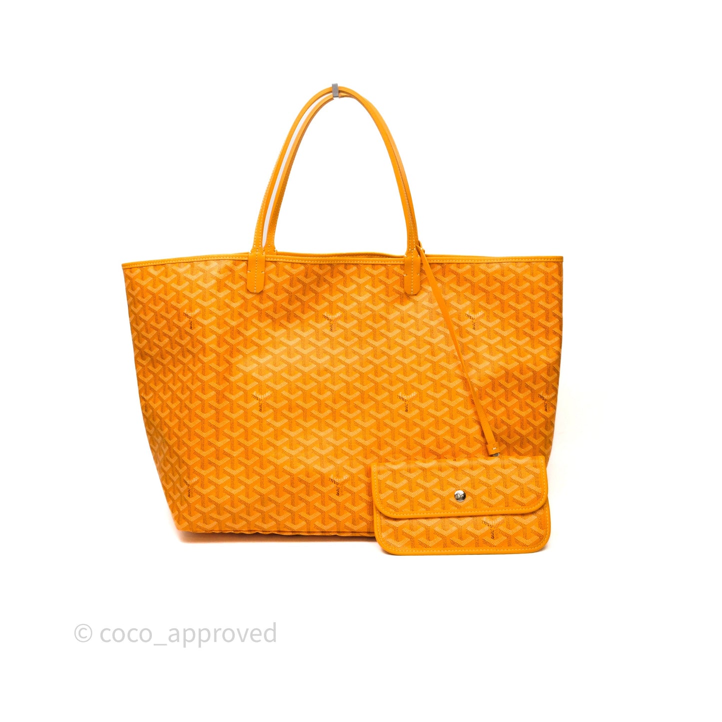 Goyard St. Louis GM Yellow Goyardine Canvas